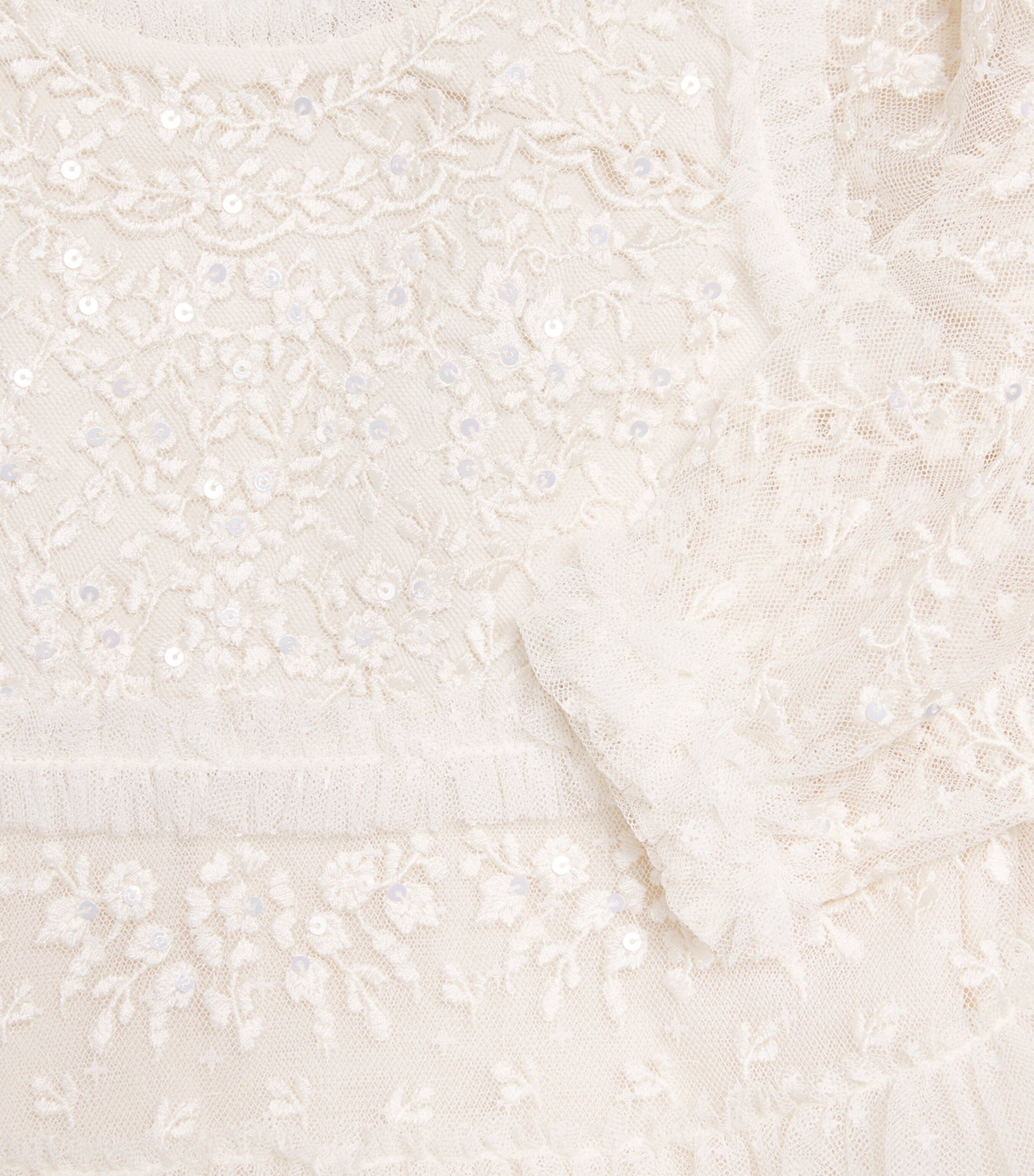 Embroidered Blossom Lace Dress (4-6 Years) CRMCREAM Image 3