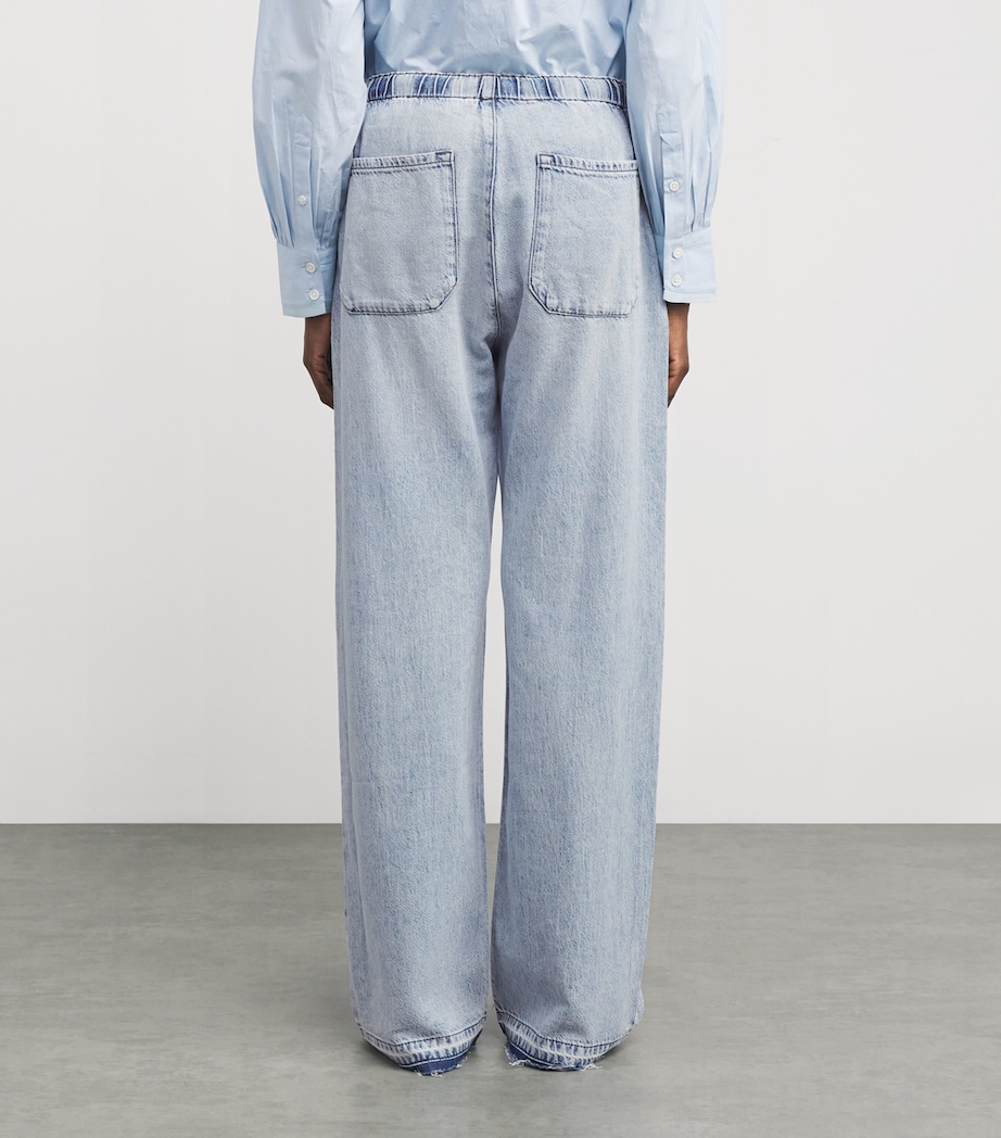 Rag & Bone Womens Denim Logan Beach Trousers Kierra Image 4