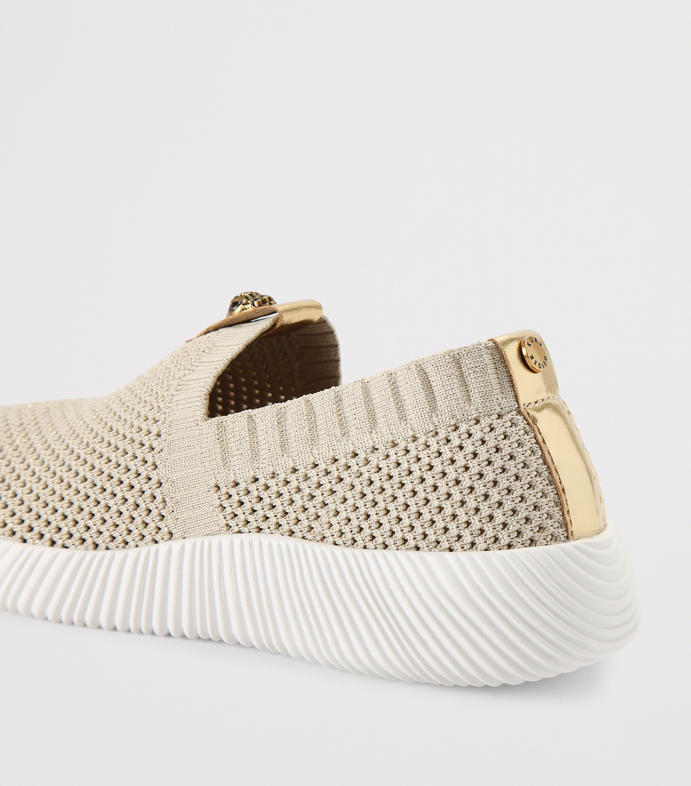 Kurt Geiger London Lorna Slip-On Sneakers Gold Image 3
