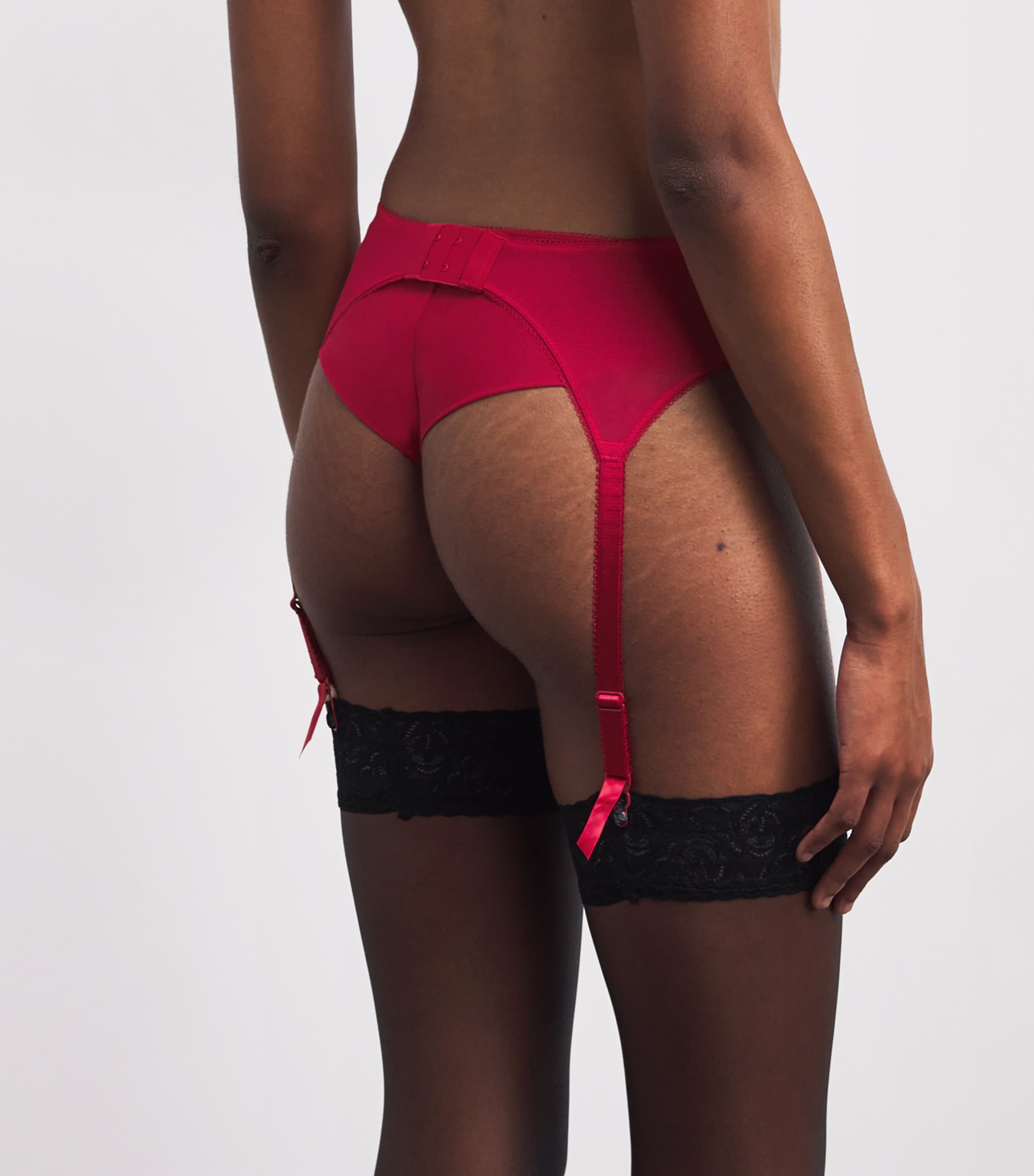 Fantasie Womens Portia Suspender Belt Red Red Image 3
