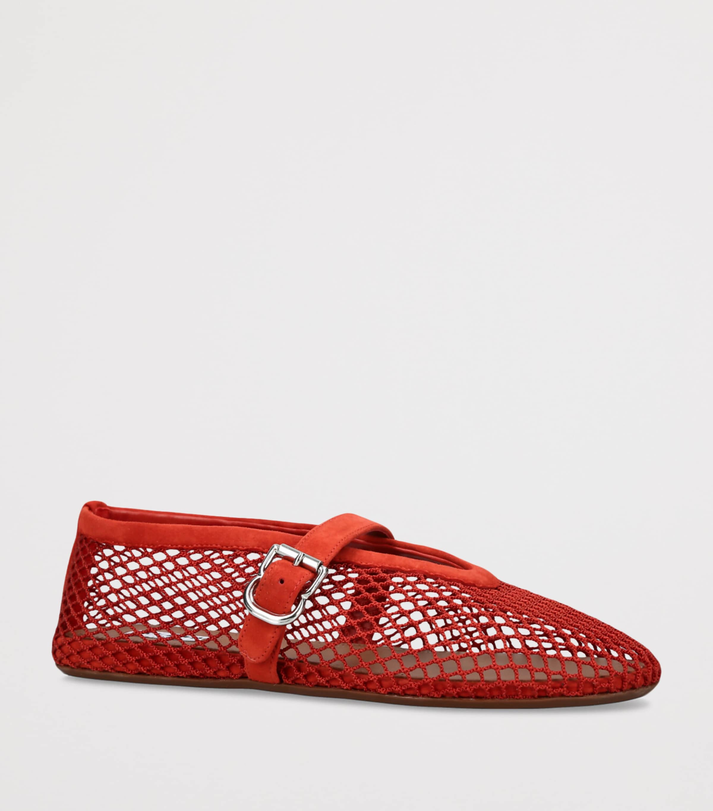 Alaïa Mesh Ballet Flats Orange Image 3