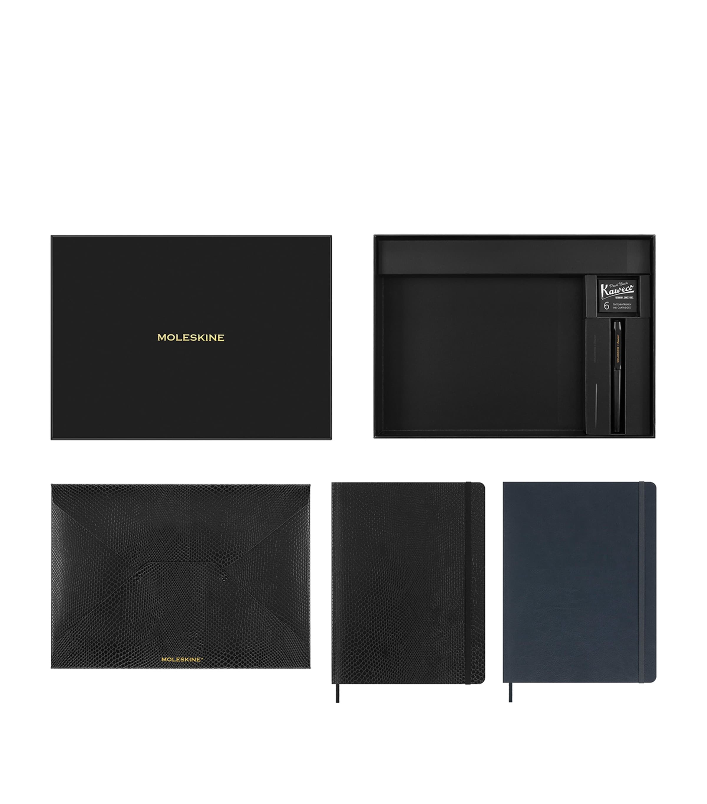 Precious & Ethical Vegan Double Notebook and Pen Set BLACK Image 2
