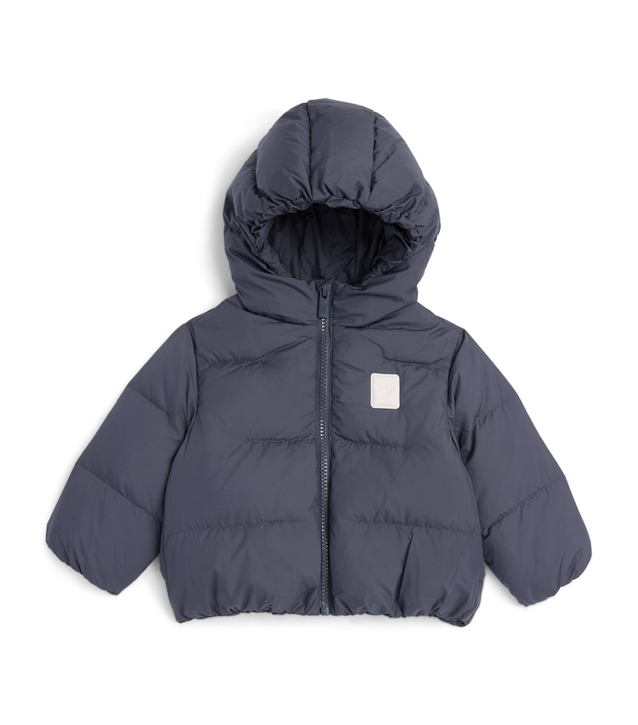 Emporio Armani Kids Down Puffer Jacket (4-16 Years) Odyssey Gray Image 1
