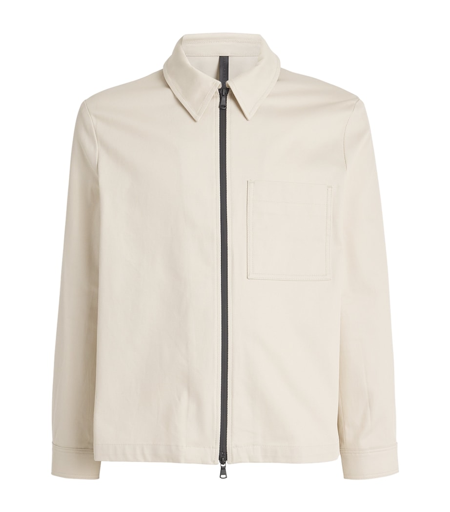 Cotton Twill Julius Overshirt MOONBEAM-U029 Image 1