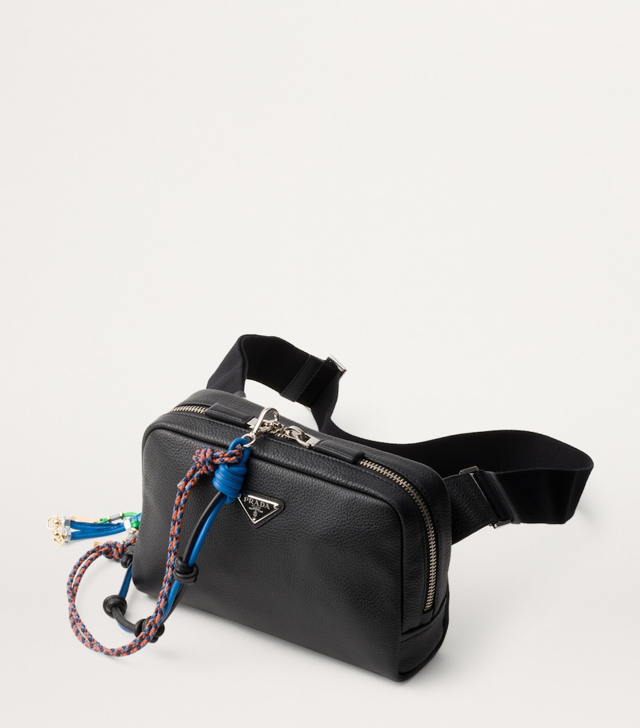 Prada Leather Charm-Detail Cross-Body Bag Image 2