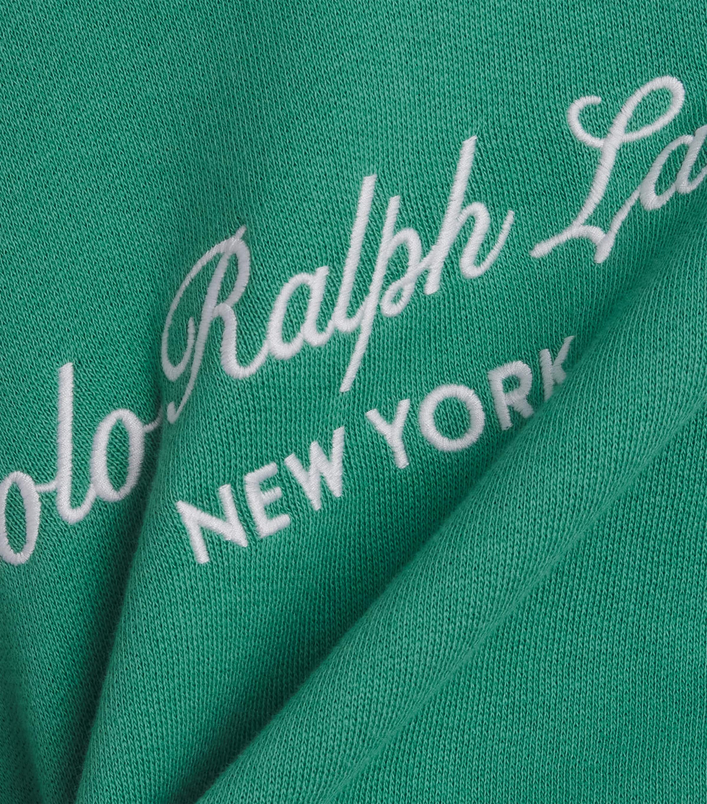 Polo Ralph Lauren Mens Embroidered Logo Hoodie Raft Green Image 6