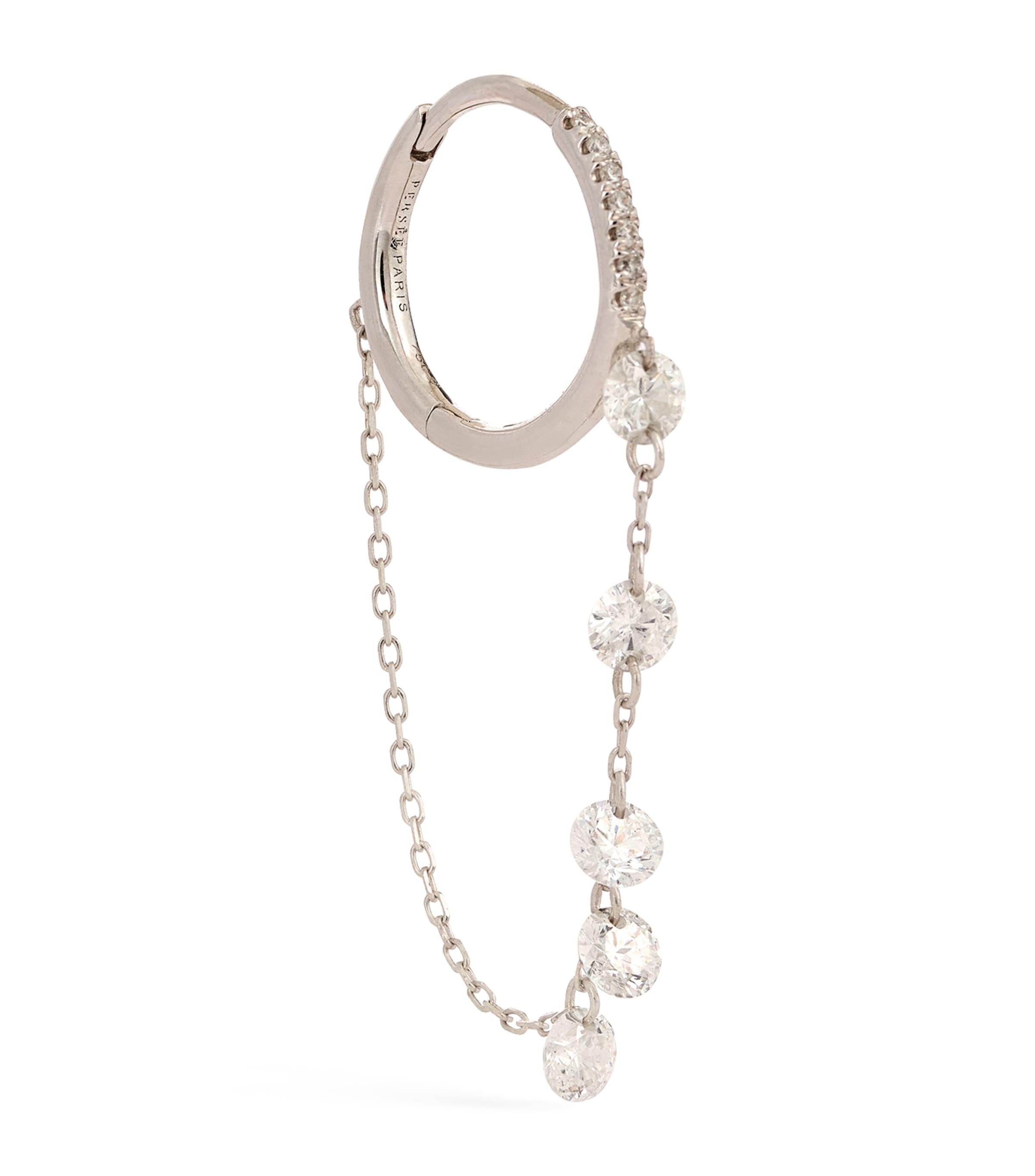 Persée White Gold And Diamond Danaé Single Earring In White