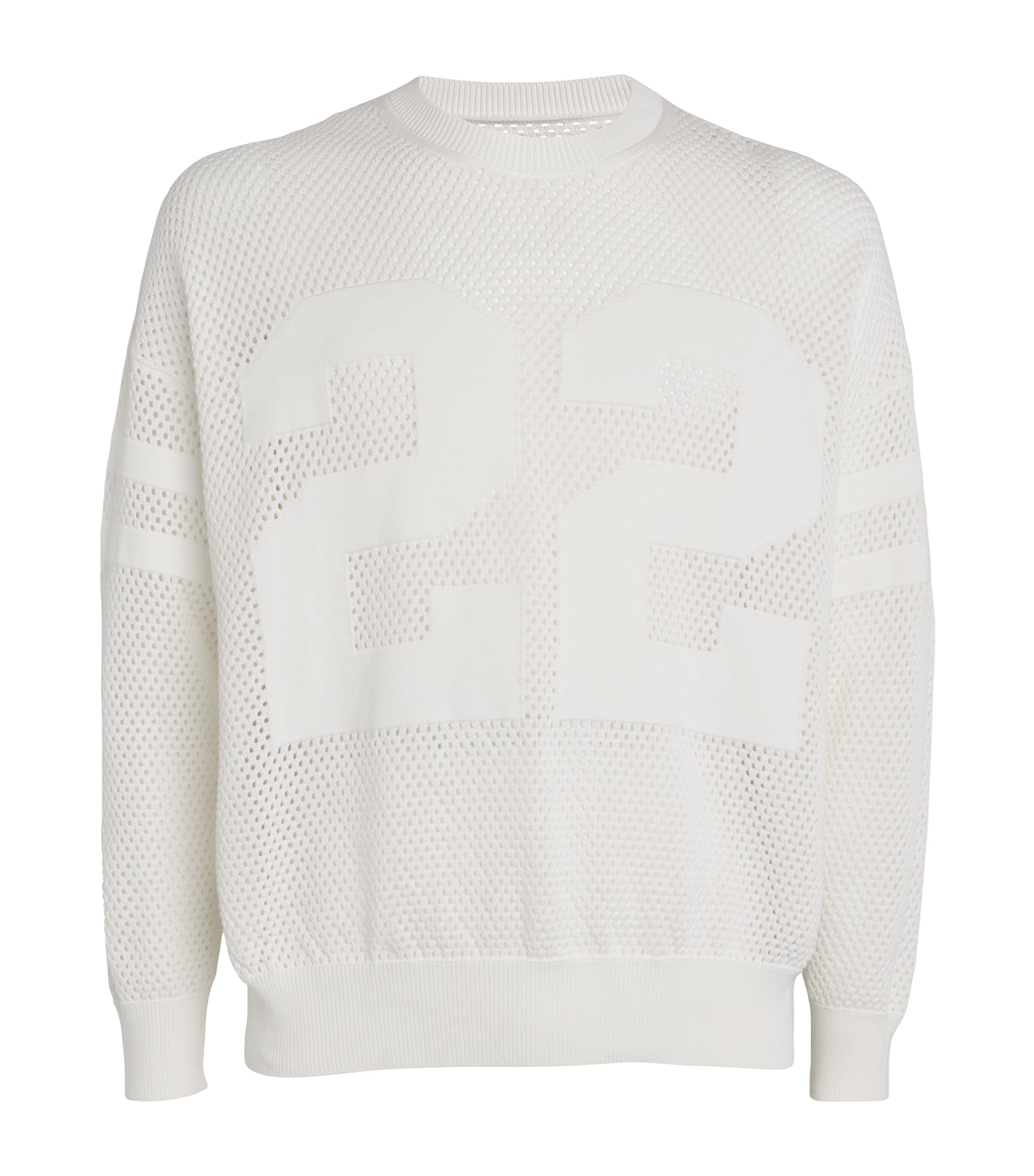 AMIRI Mens Cotton Knit 22 T-Shirt White Image 1