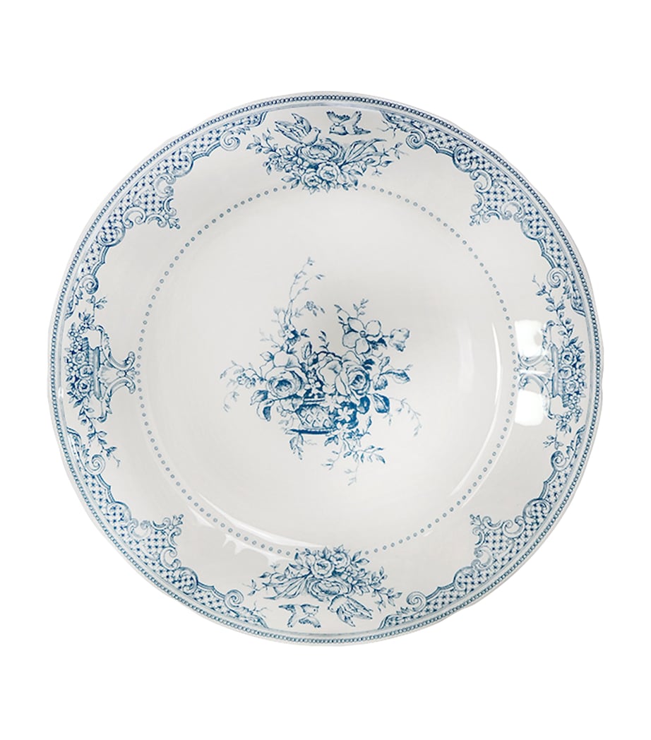Set of 6 Ceramic Dépareillé Dinner Plates (27cm) BLUE Image 1