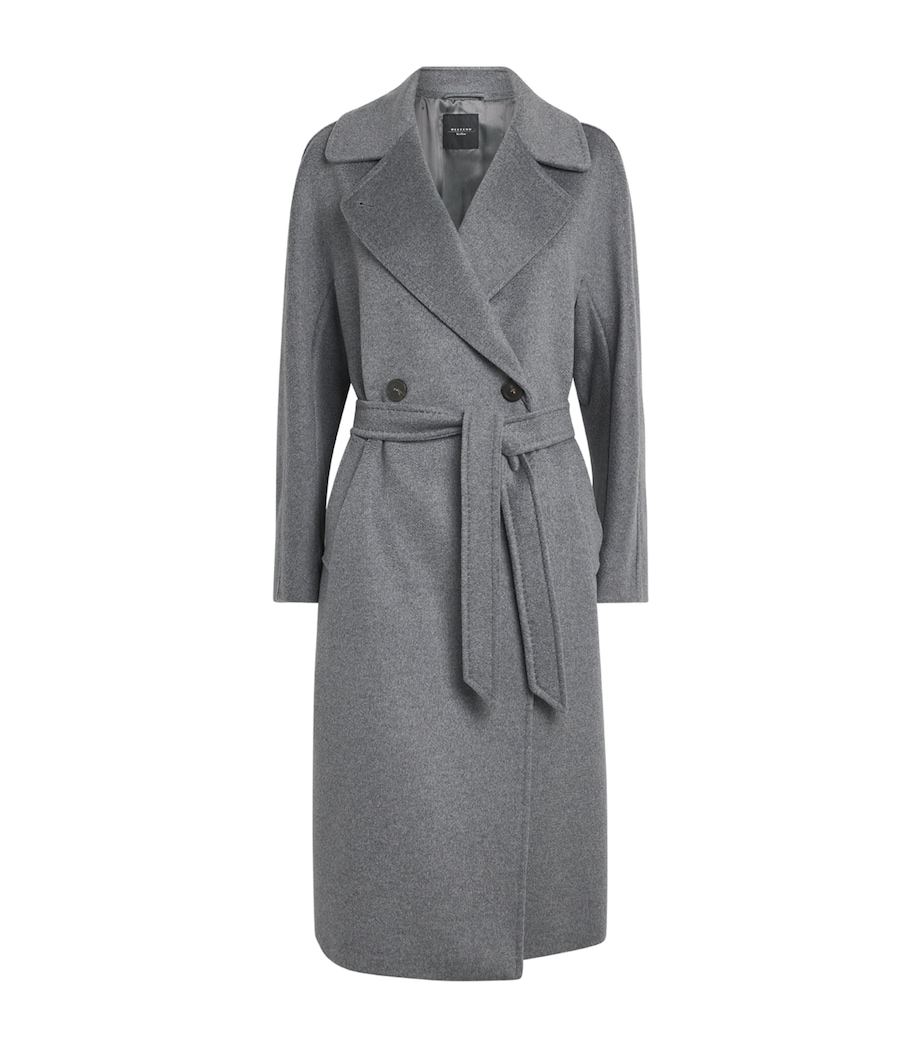 Virgin Wool Overcoat DARK GREY Image 1