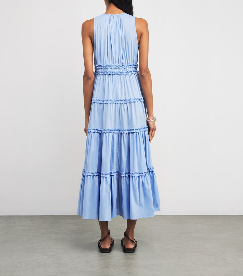 Tiered Sirinna Midi Dress BLUE HYDRANGEA Image 3
