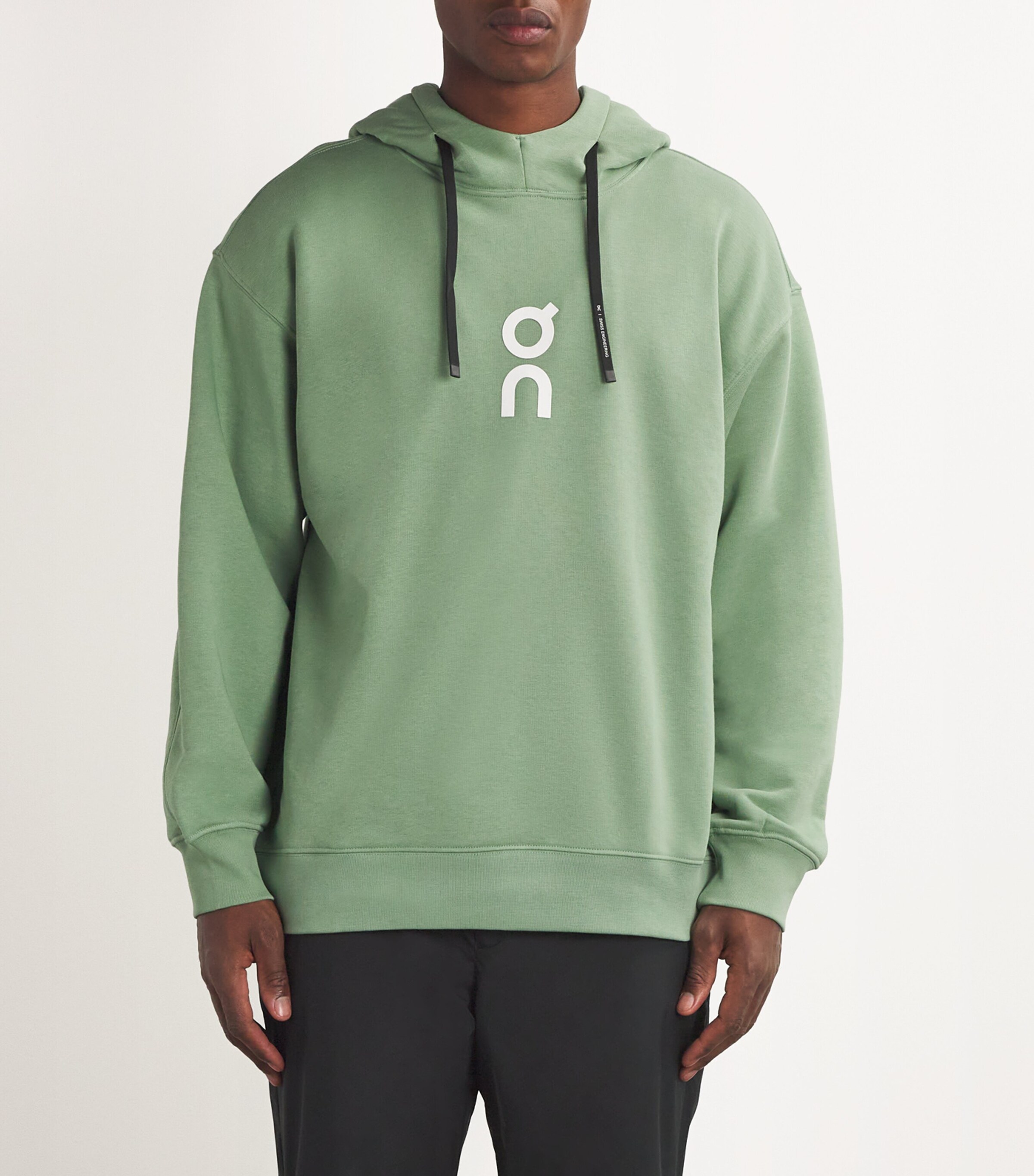 On Mens Cotton-Blend Club Hoodie Fern Image 3