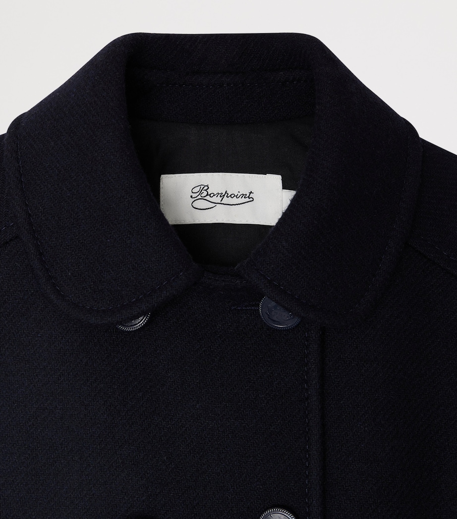 Wool-Blend Joulia Coat (4-8 Years) MARINE Image 3