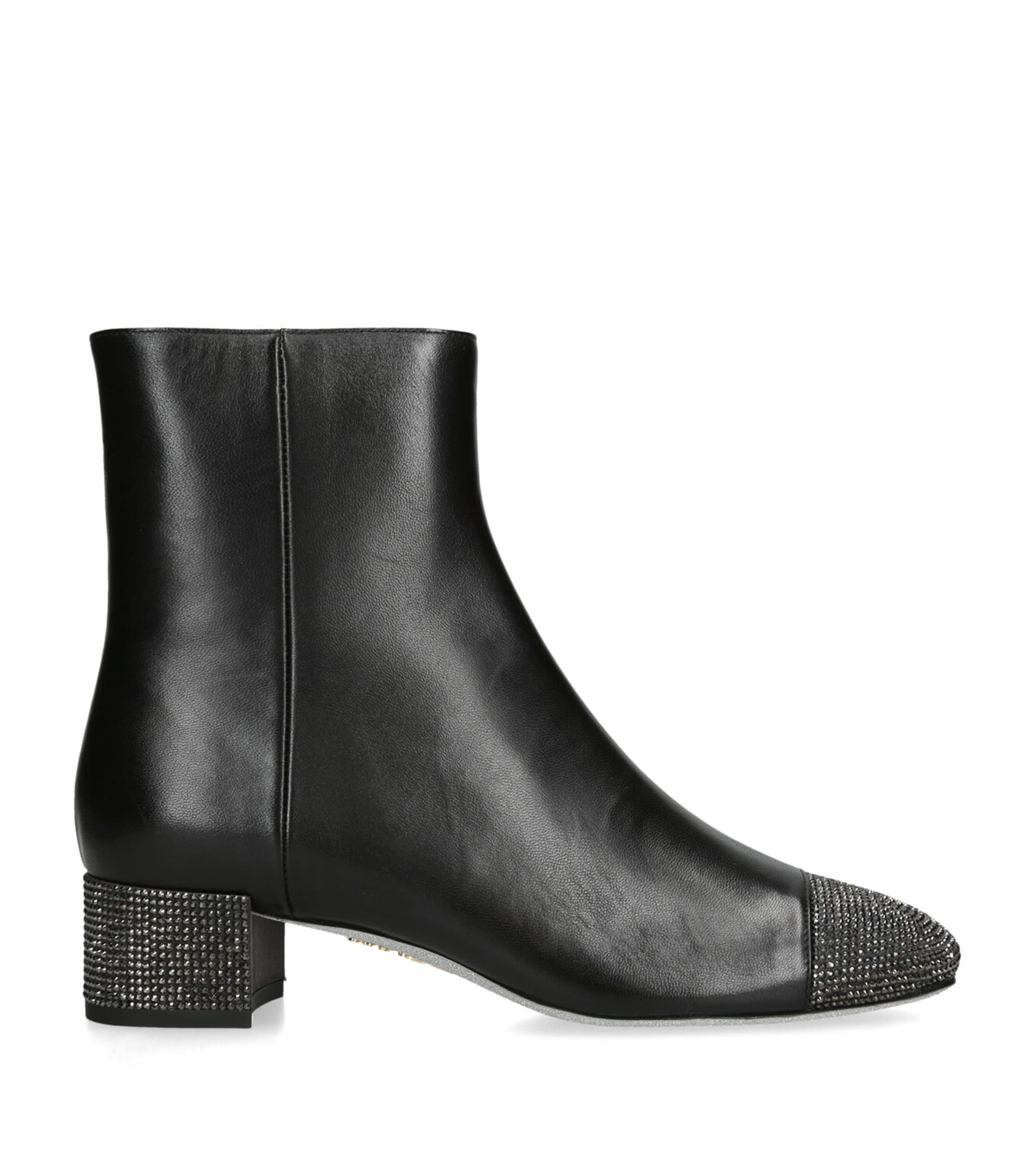 René Caovilla Rene Caovilla Bonnie Ankle Boots In Black