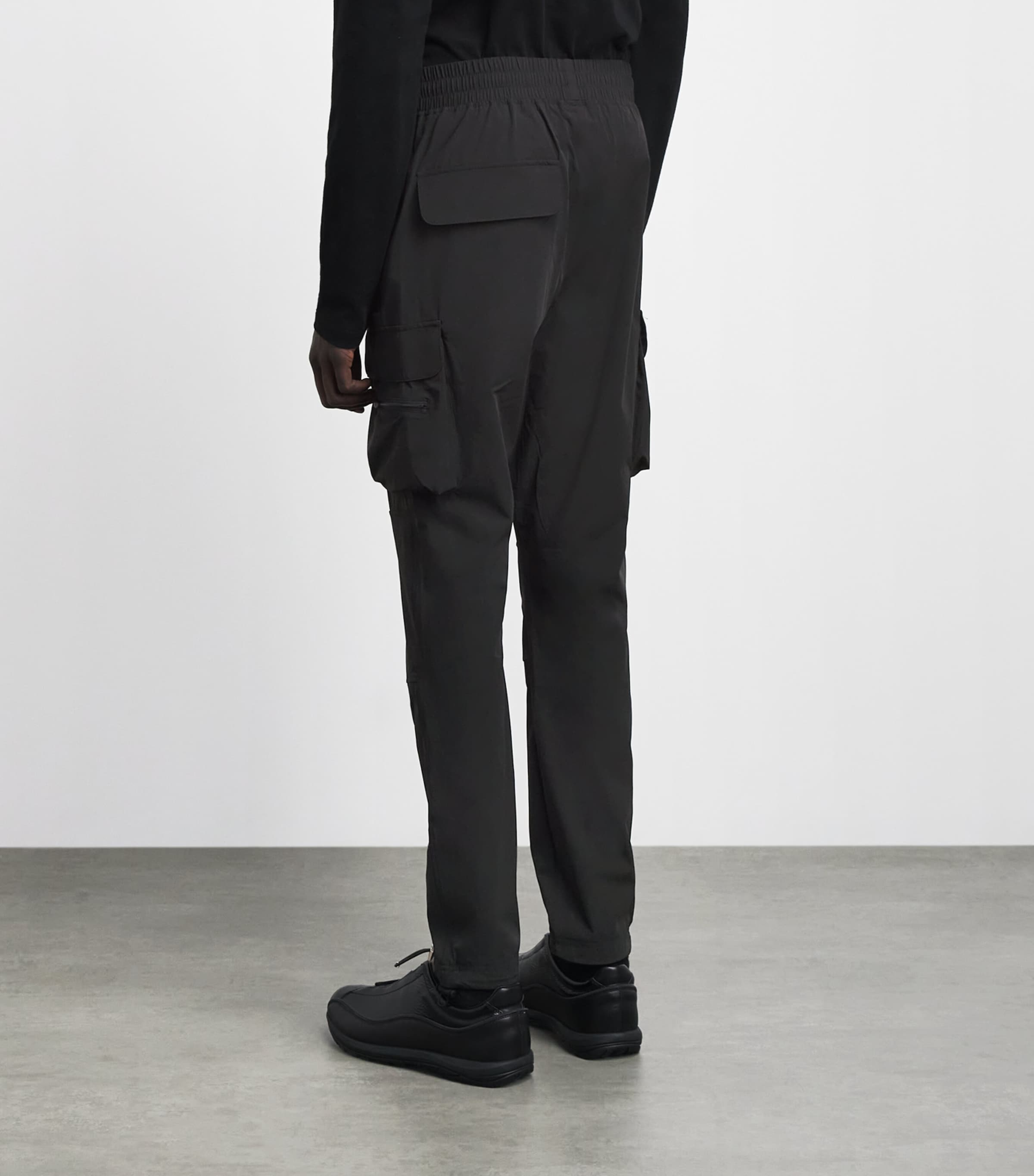 Represent 247 Mens 247 Cargo Trousers Jet Black Image 5