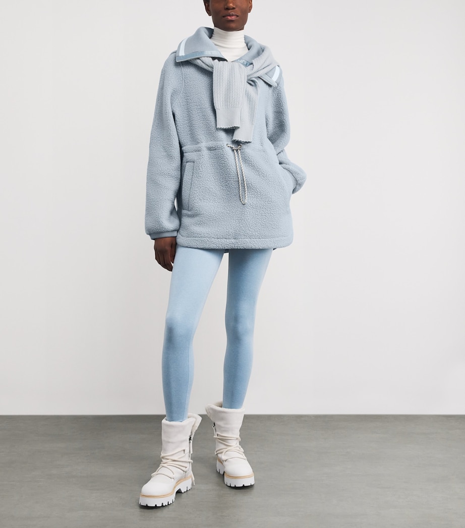 Borg Fleece Ashby Sweatshirt ASHLEY BLUE Image 2