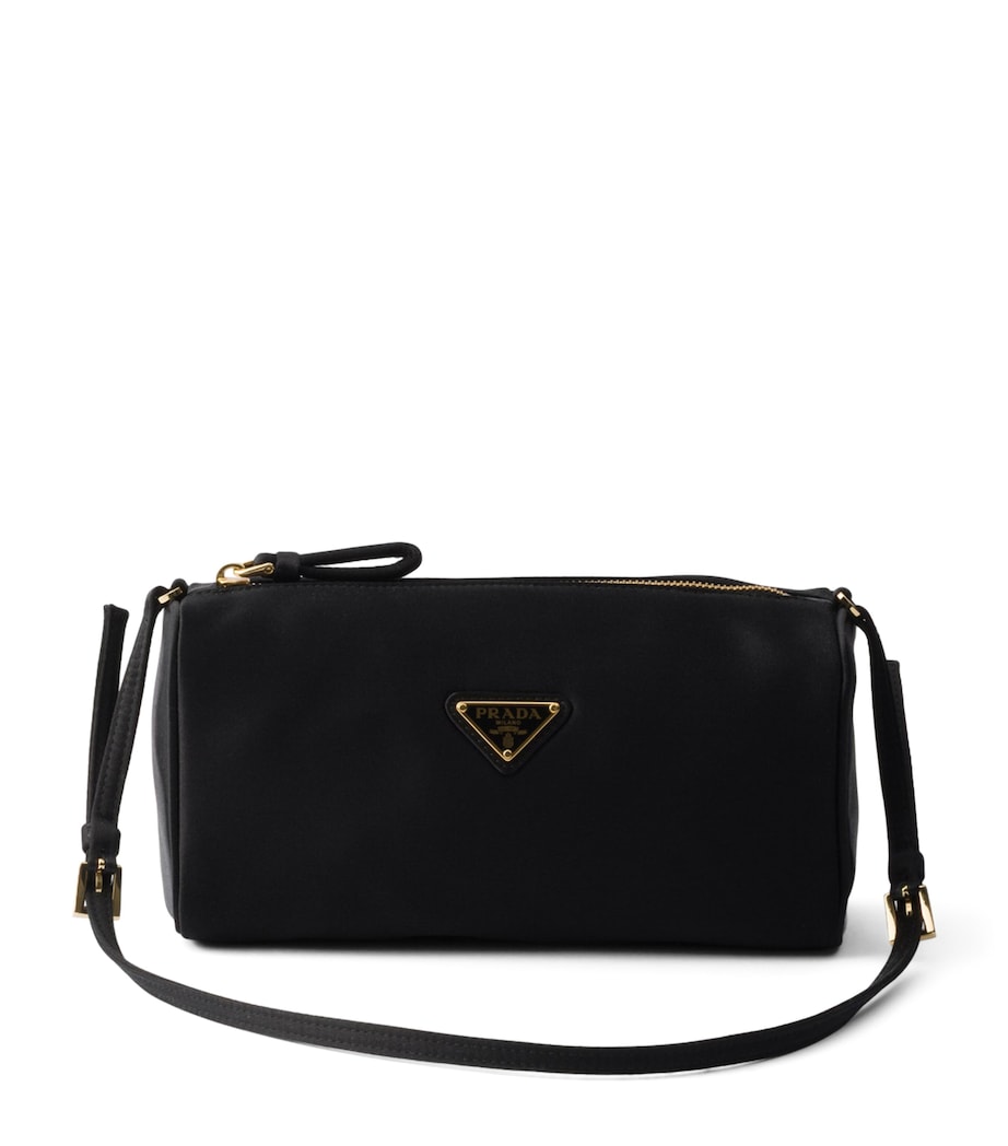 Prada Mini Satin Shoulder Bag Image 1