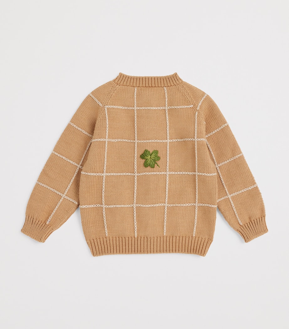 Shirley Bredal Organic Cotton Little Farm Cardigan (6 Months - 4 Years) Mt Malt Image 2