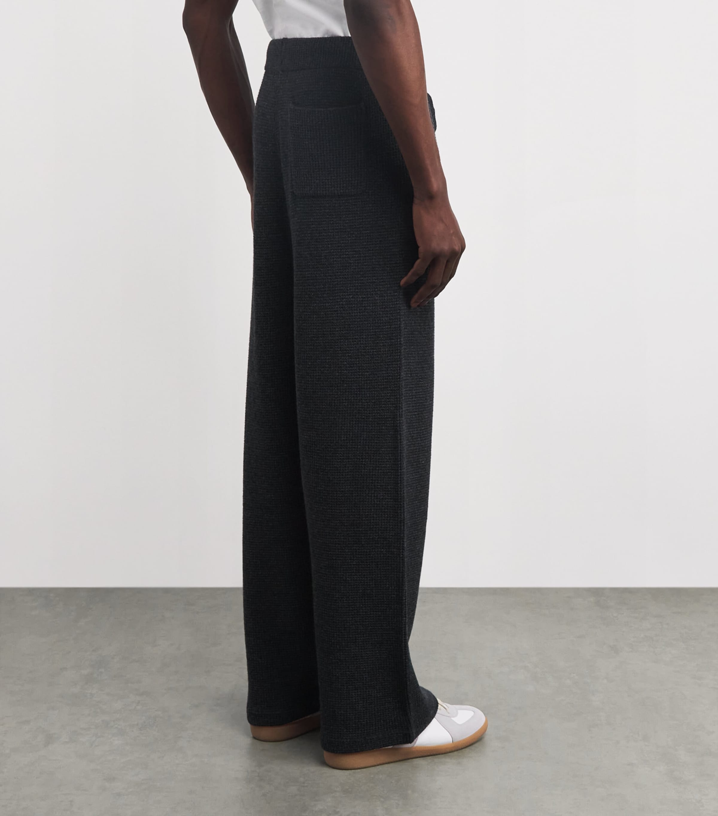 Merino-Cashmere-Blend Willits Sweatpants THUNDER Image 4