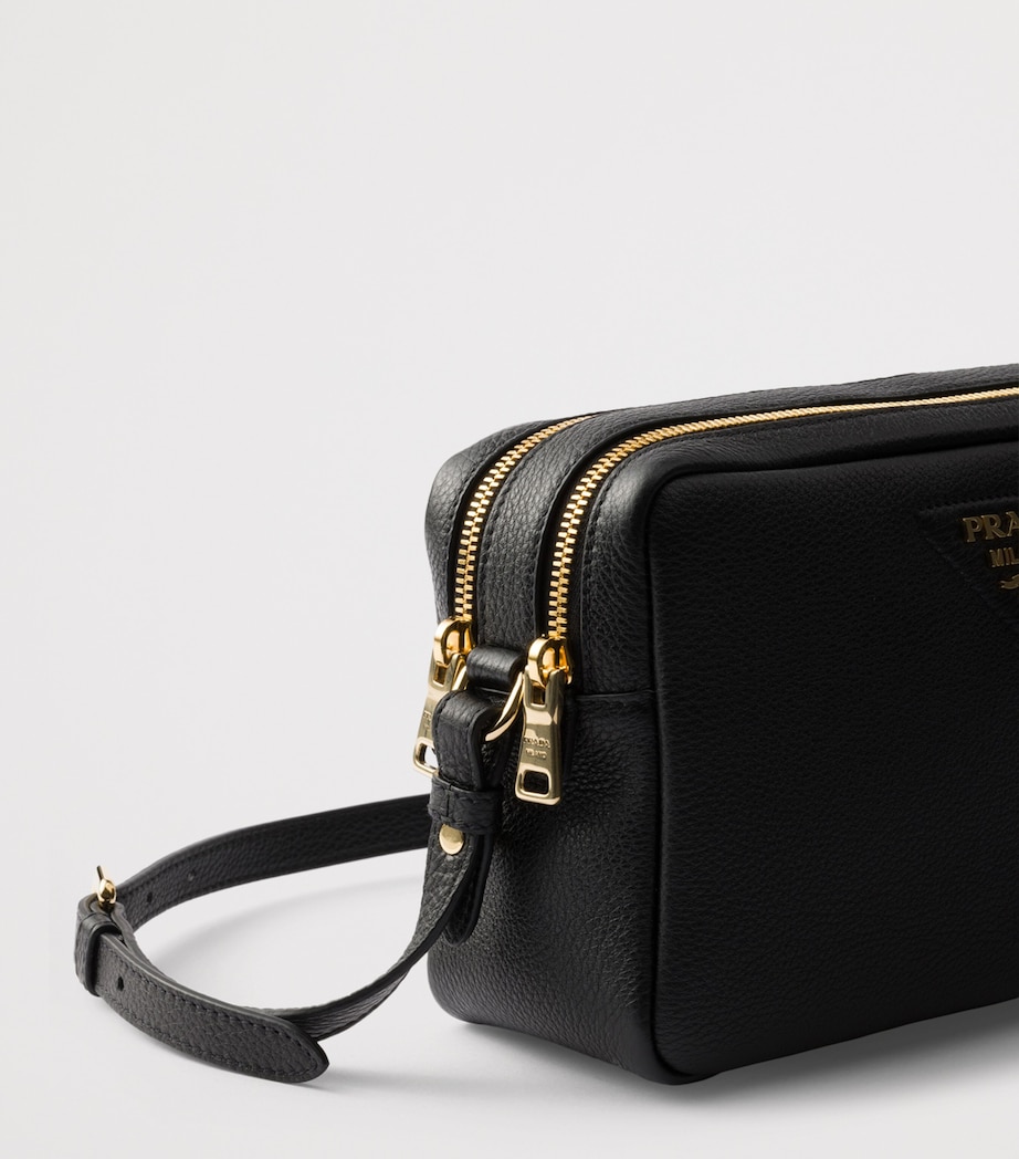 Small Leather Cross-Body Bag F0632 Image 5