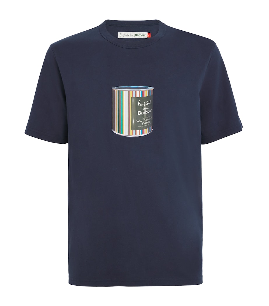 x Paul Smith Cotton Wax Tin T-Shirt CHAMPION BLUE Image 1