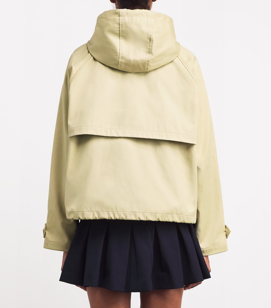 Cotton Hooded Parka LIGHT BEIGE Image 4