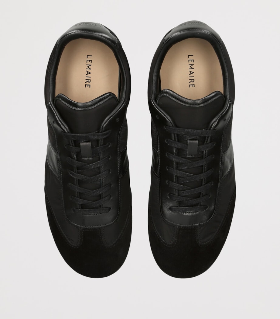 Lemaire Suede Soft Runner Sneakers Black Image 4
