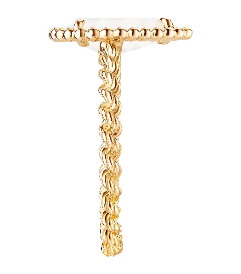 Yellow Gold Mother-of-Pearl Serpent Bohème Ring Image 2