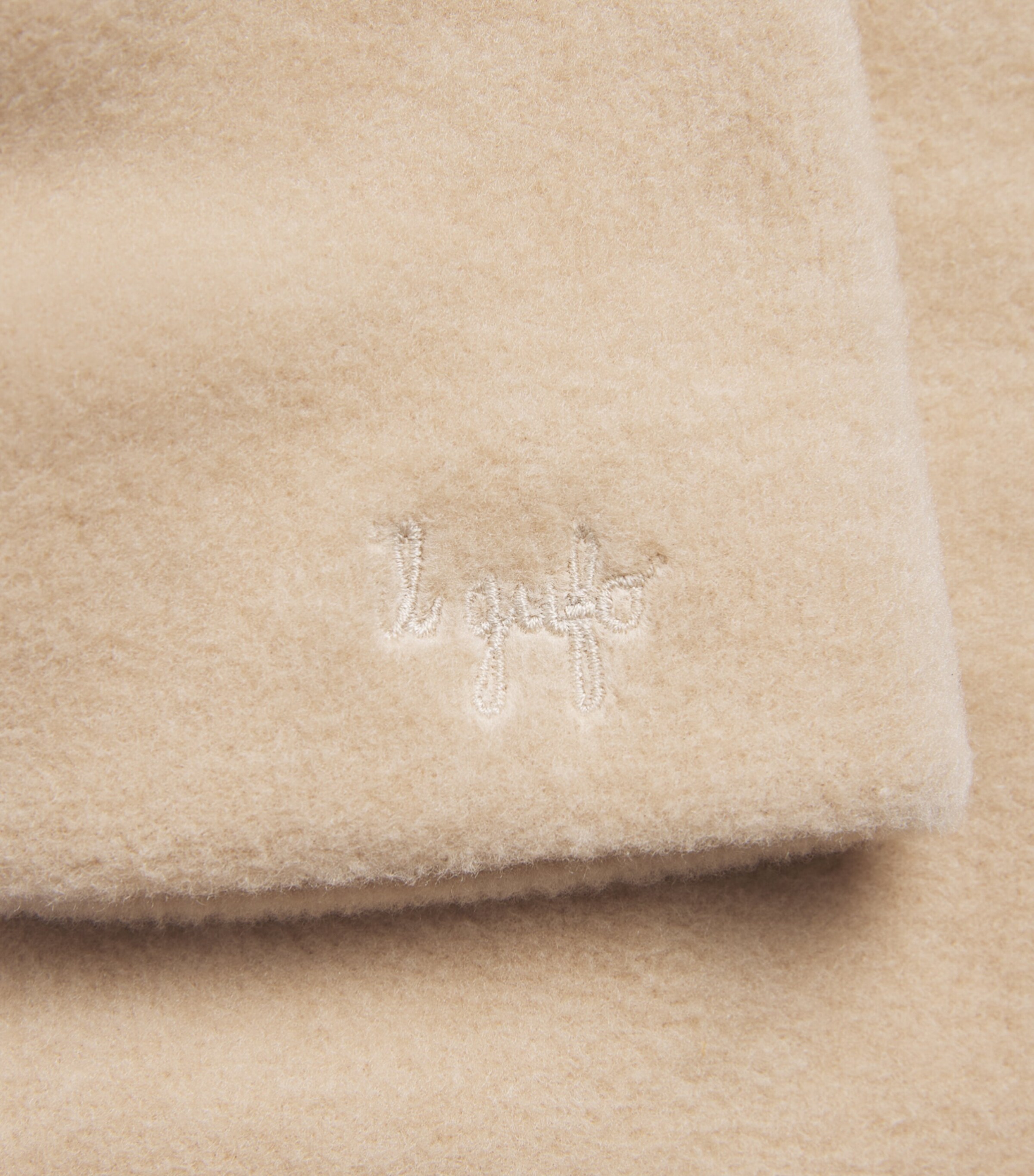 Il Gufo Fleece Hat and Scarf Set Birch Image 2