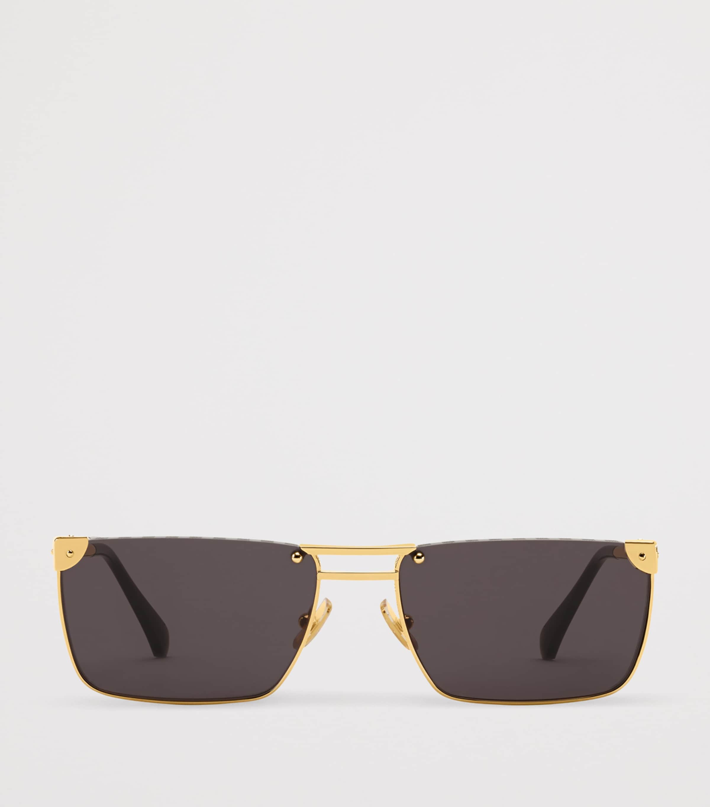 LOUIS VUITTON Metal Square Heritage Sunglasses Black Image 2