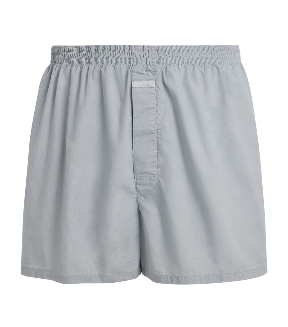 Cotton Poplin Boxer Shorts MERCURY Image 1