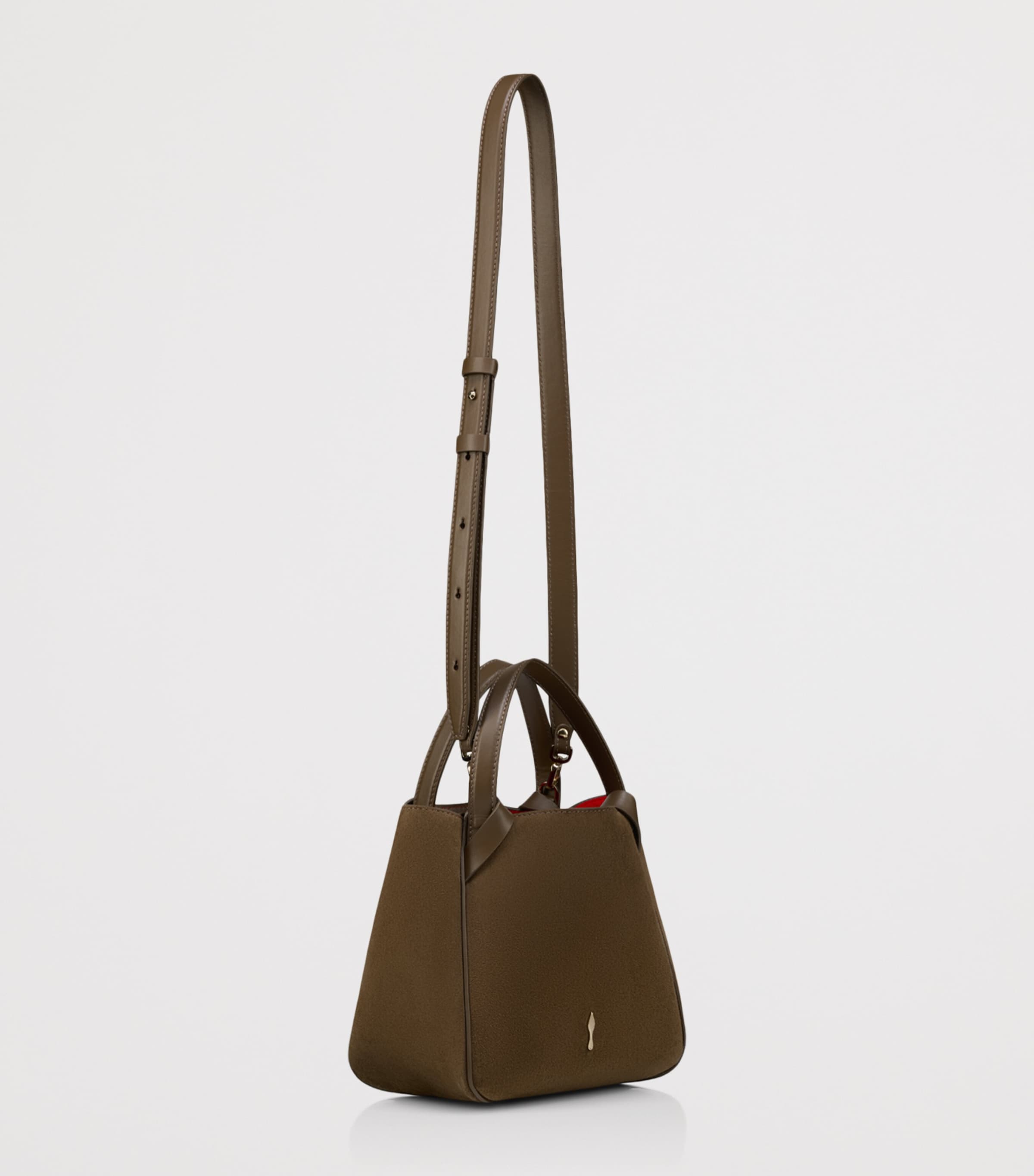 Christian Louboutin Bettina Tote Mini Suede Tote Bag Image 3
