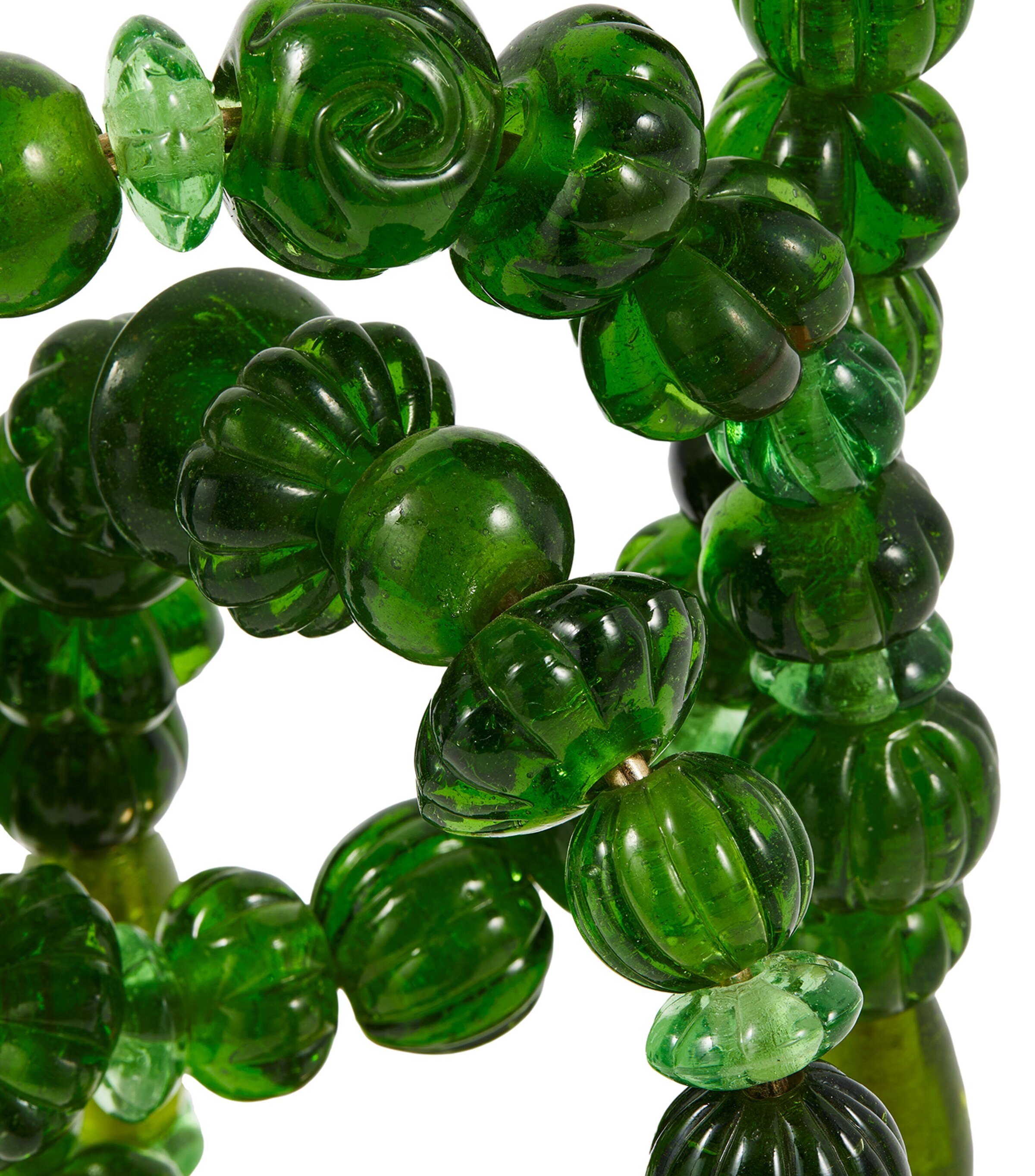 POLSPOTTEN Beads Candle Holder (38cm) Dark Green Image 5
