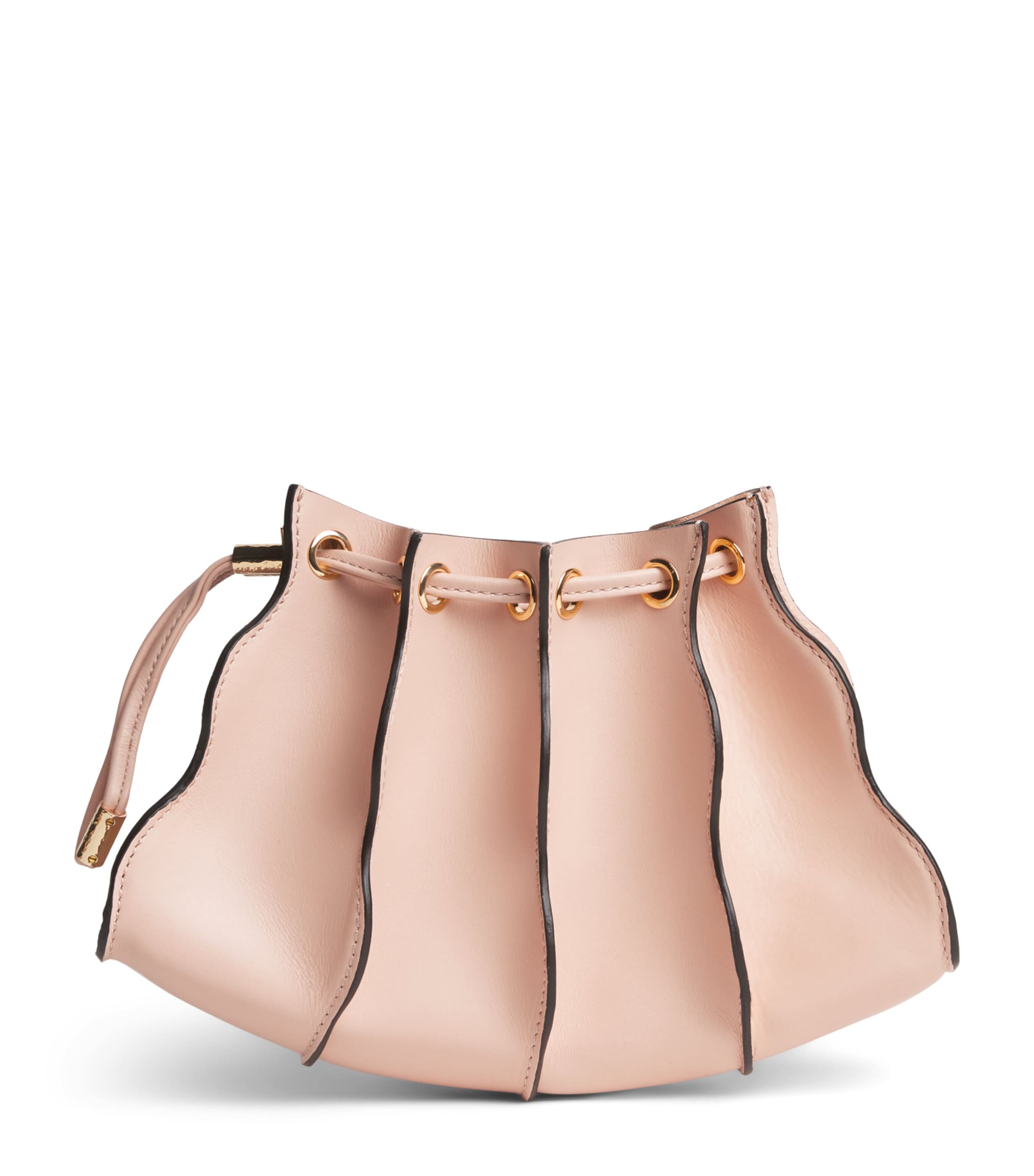 Ulla Johnson Small Leather Adria Cross-Body Bag Tulip Image 1