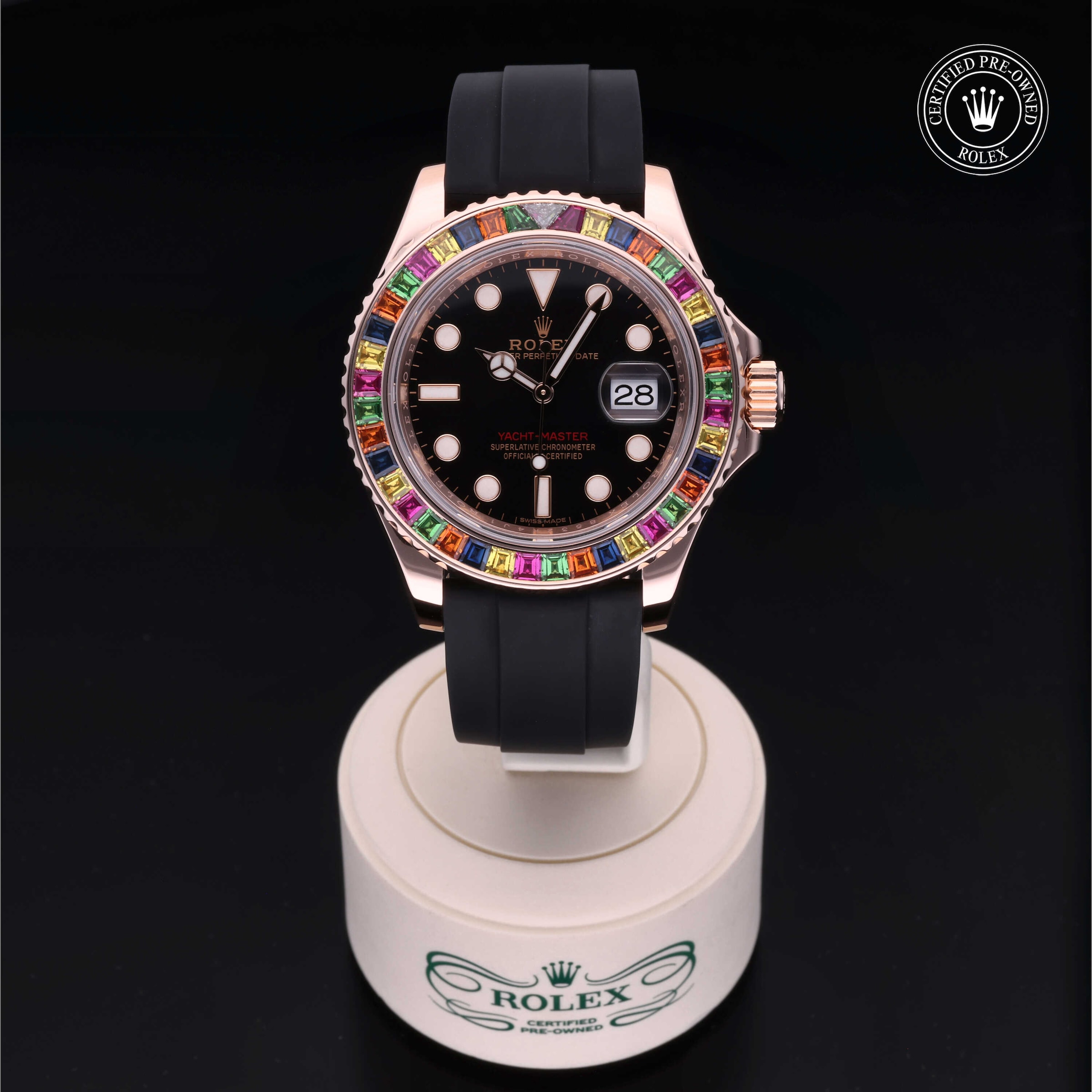 Model image: rolex-certified-pre-owned-Oyster Perpetual Yacht-Master-40mm-18ct Everose Gold-2010s-M116695SATS-0002 thumbnail 0