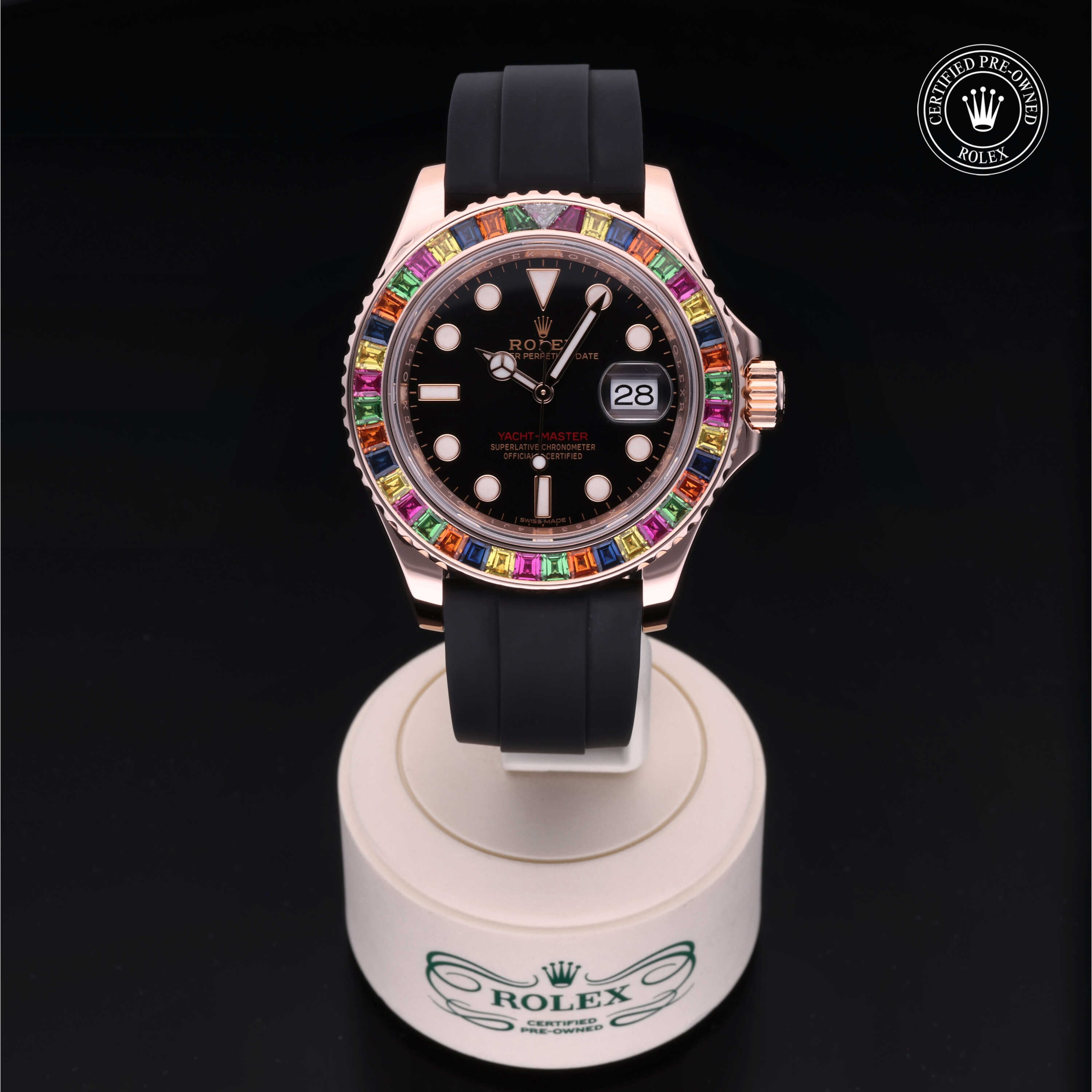 Model image: rolex-certified-pre-owned-Oyster Perpetual Yacht-Master-40mm-18ct Everose Gold-2010s-M116695SATS-0002 thumbnail 0