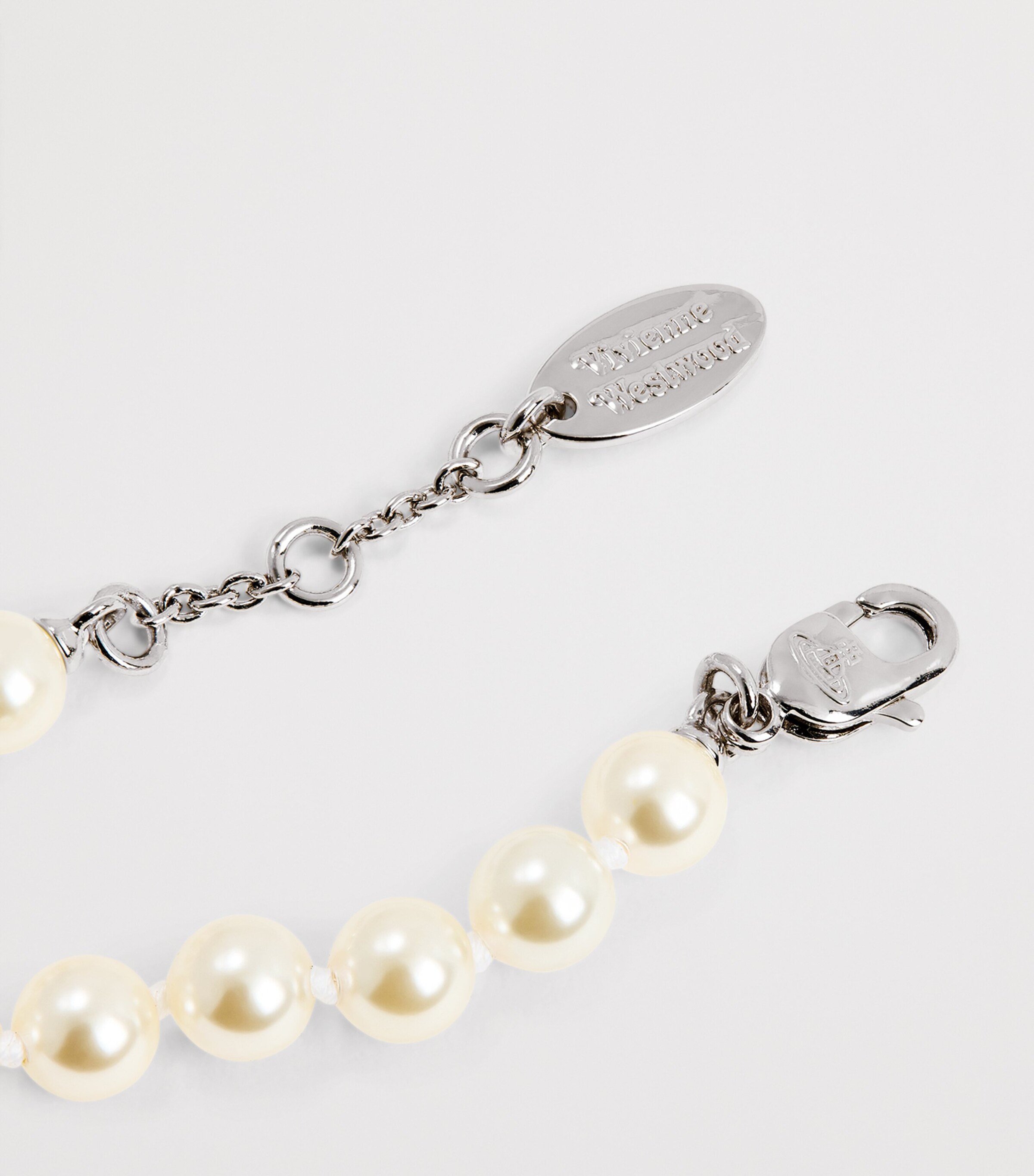 Vivienne Westwood Orb Lucrece Bracelet Platinum Pearl Image 3