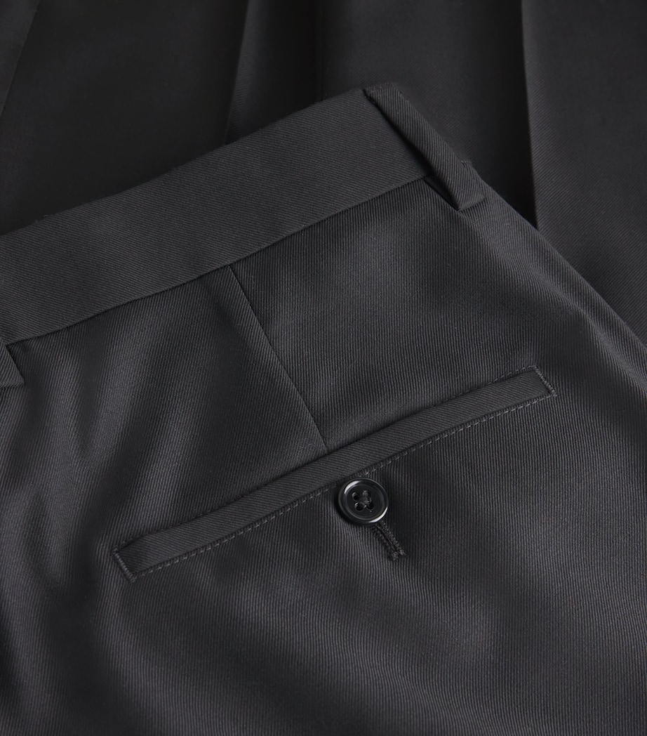 Virgin Wool Tailored Trousers 999 Image 5