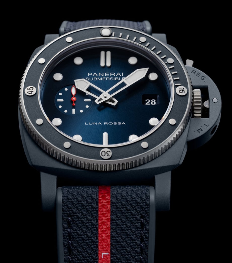 Ti-Ceramitech Submersible QuarantaQuattro Luna Rossa Watch 44mm BLUE Image 5