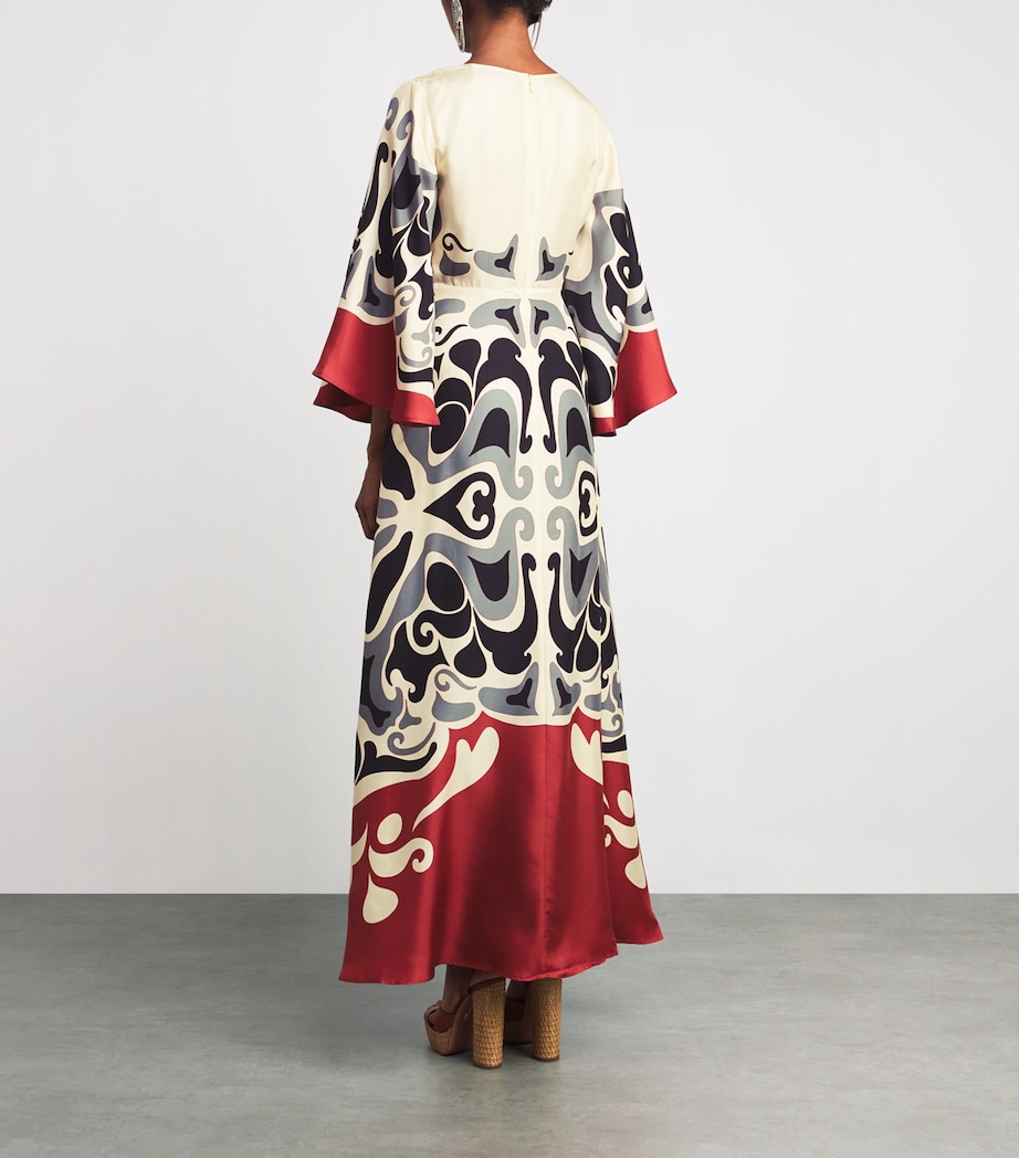 Silk Sorella Maxi Dress WH04 PHOENIX PLACEE Image 3