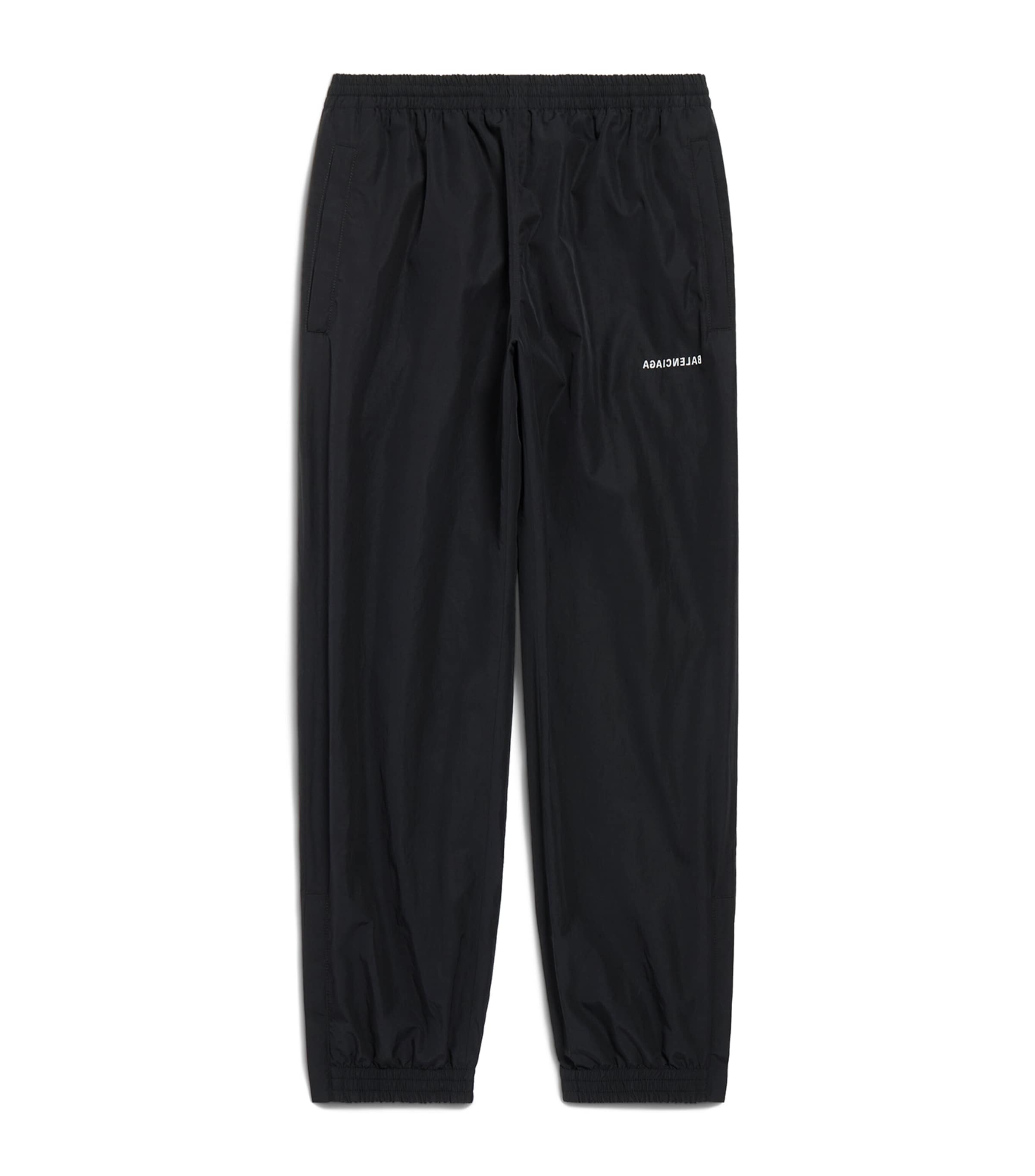 Balenciaga Logo Track Pants In Black