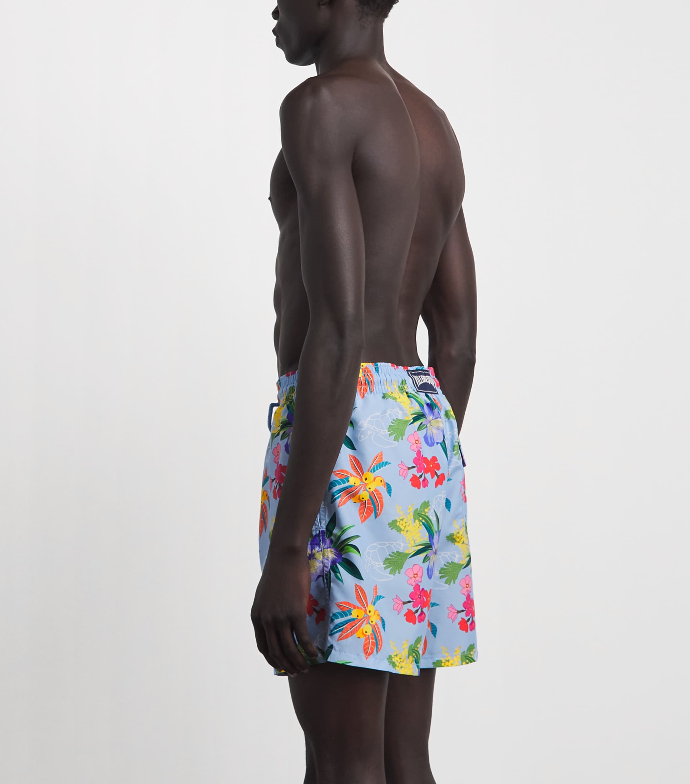 Vilebrequin Mens Garden Turtles Swim Shorts Fleur De Lin Image 4
