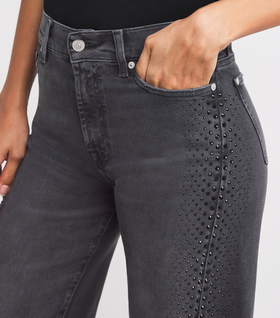 Embellished Twisted Lotta Wide-Leg Jeans BOTTOMLINE Image 6