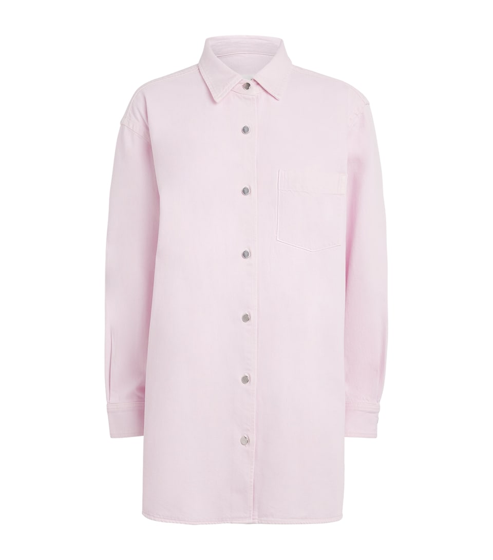 AGOLDE x Maria Mcmanus Denim Shirt Stne Wsh Powder Pnk