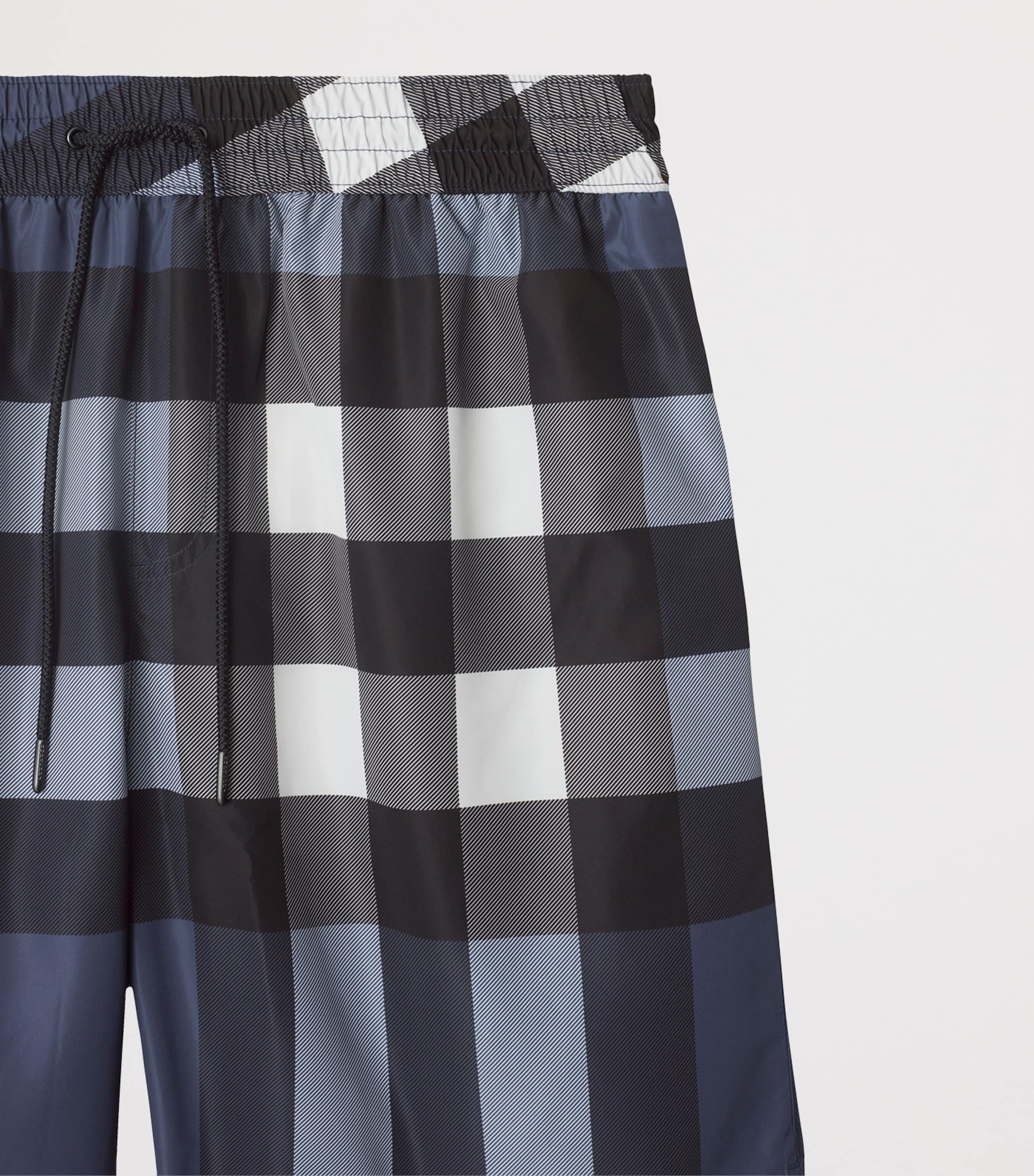 Check Swim Shorts CARBON BLUE IP CHECK Image 5