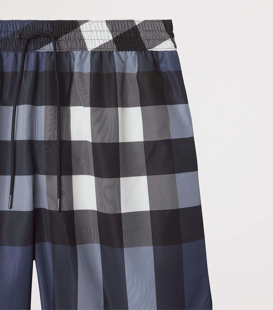 Check Swim Shorts CARBON BLUE IP CHECK Image 5
