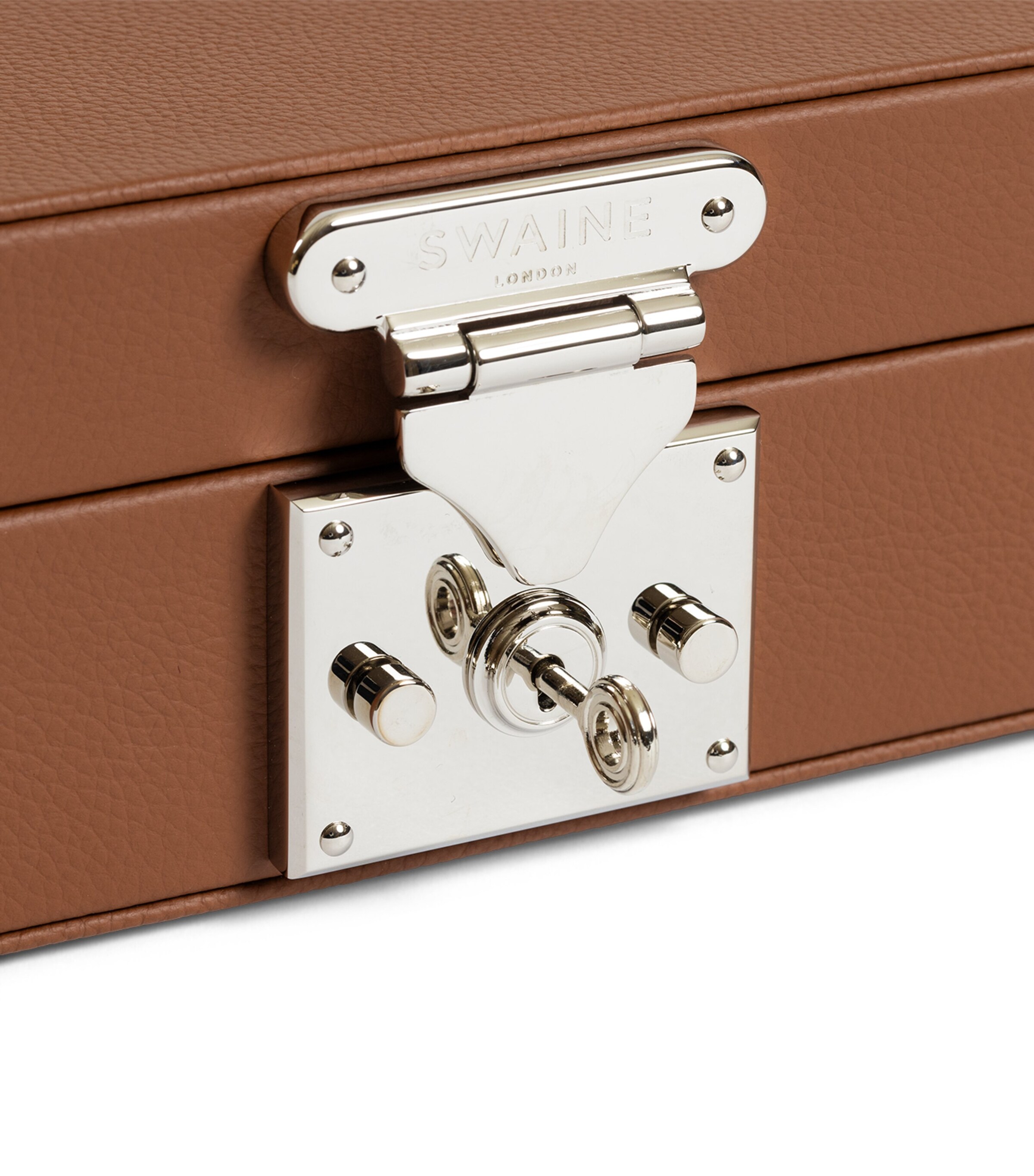 Leather-Maple Wood Chess Set COGNAC & WHEAT Image 7