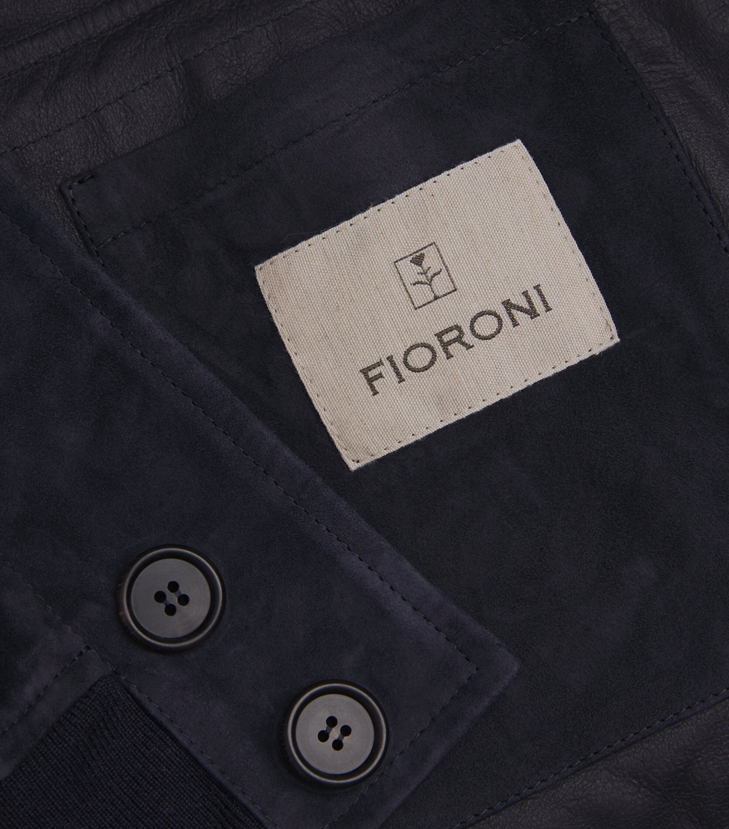 Suede Knit-Sleeve Jacket TP1.7 - NAVY TP1.25 Image 5