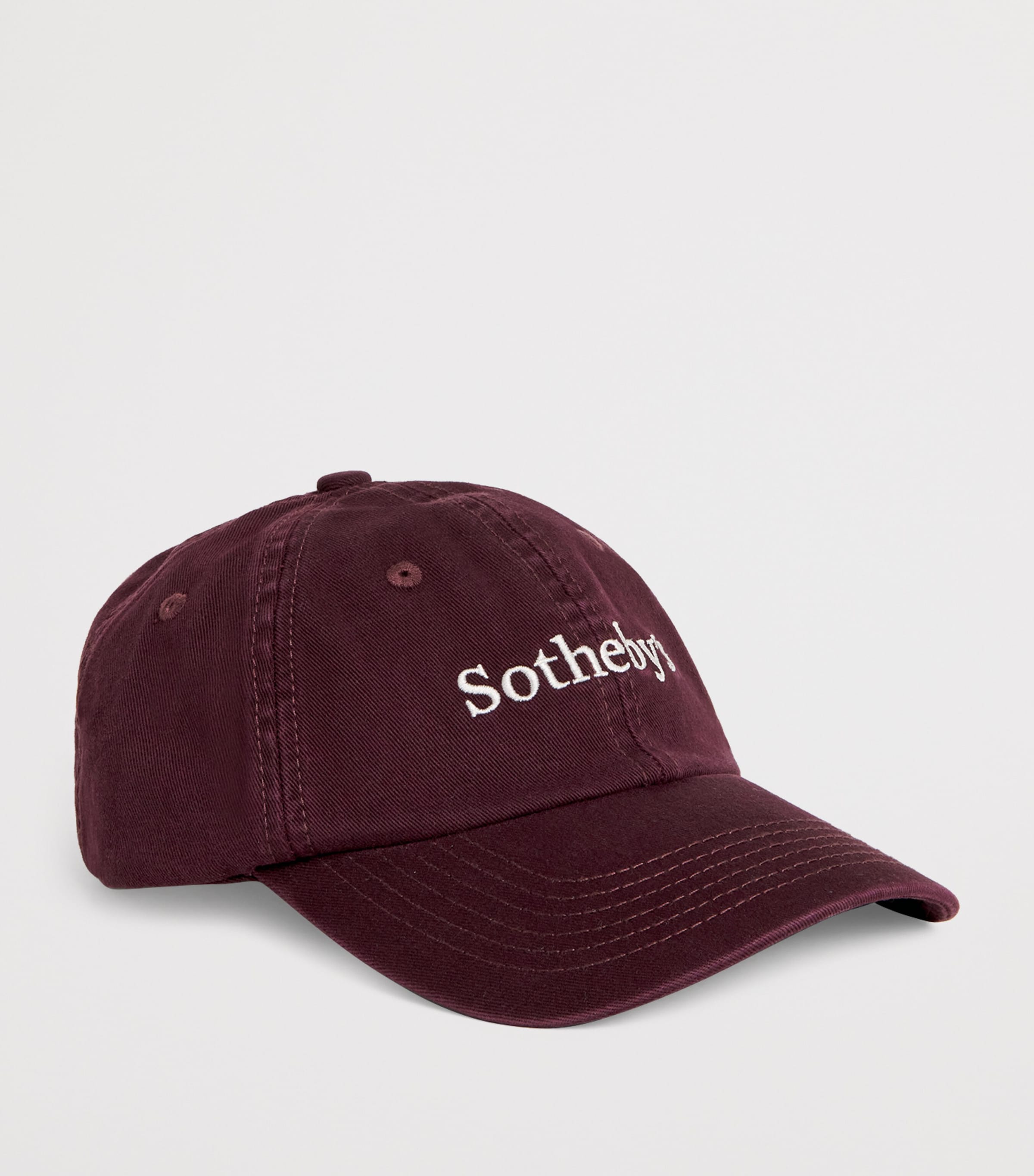 x Sotheby's Cotton Corduroy Cap BURGUNDY Image 2