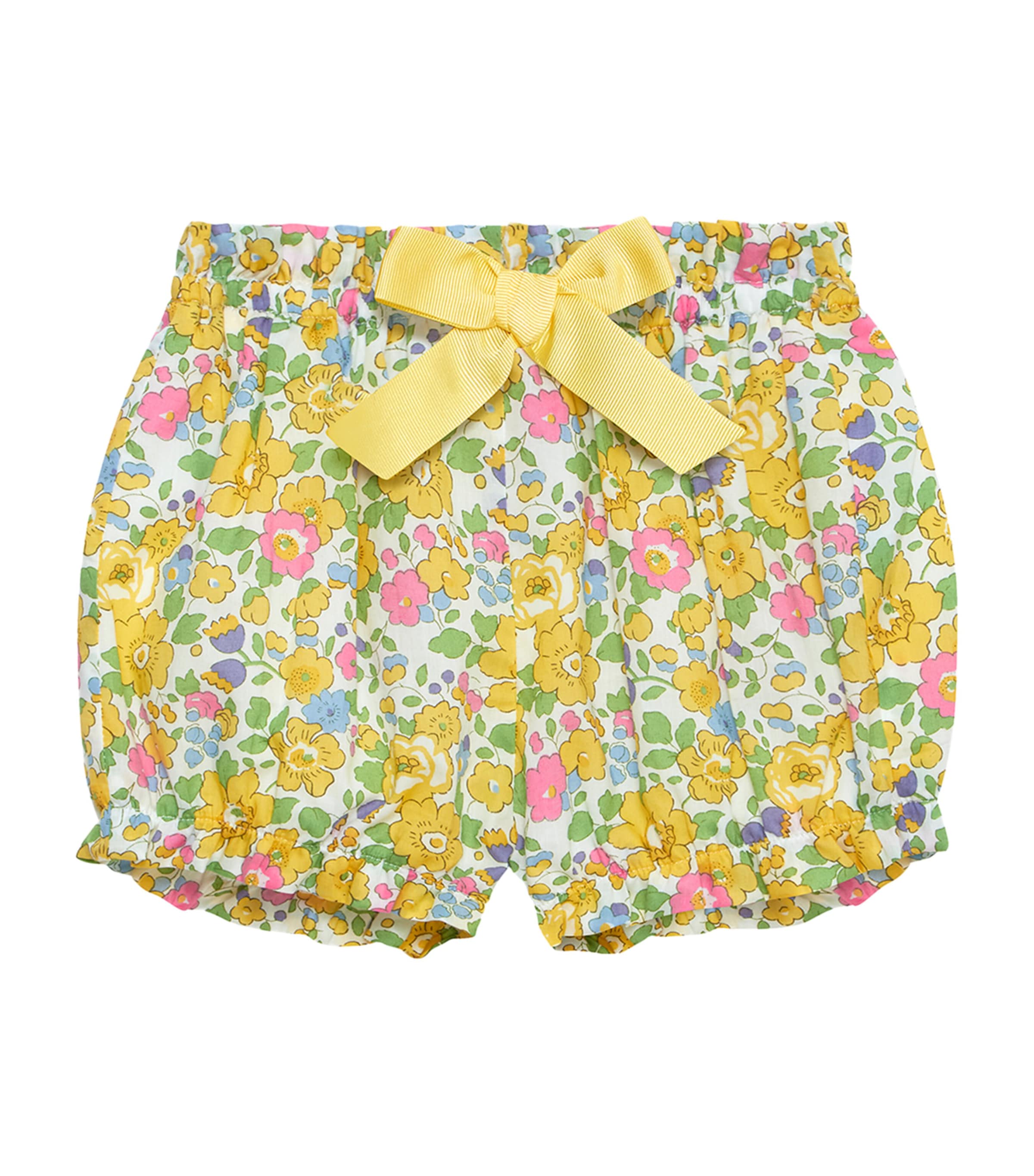 Trotters Floral Betsy Bloomers In Yellow